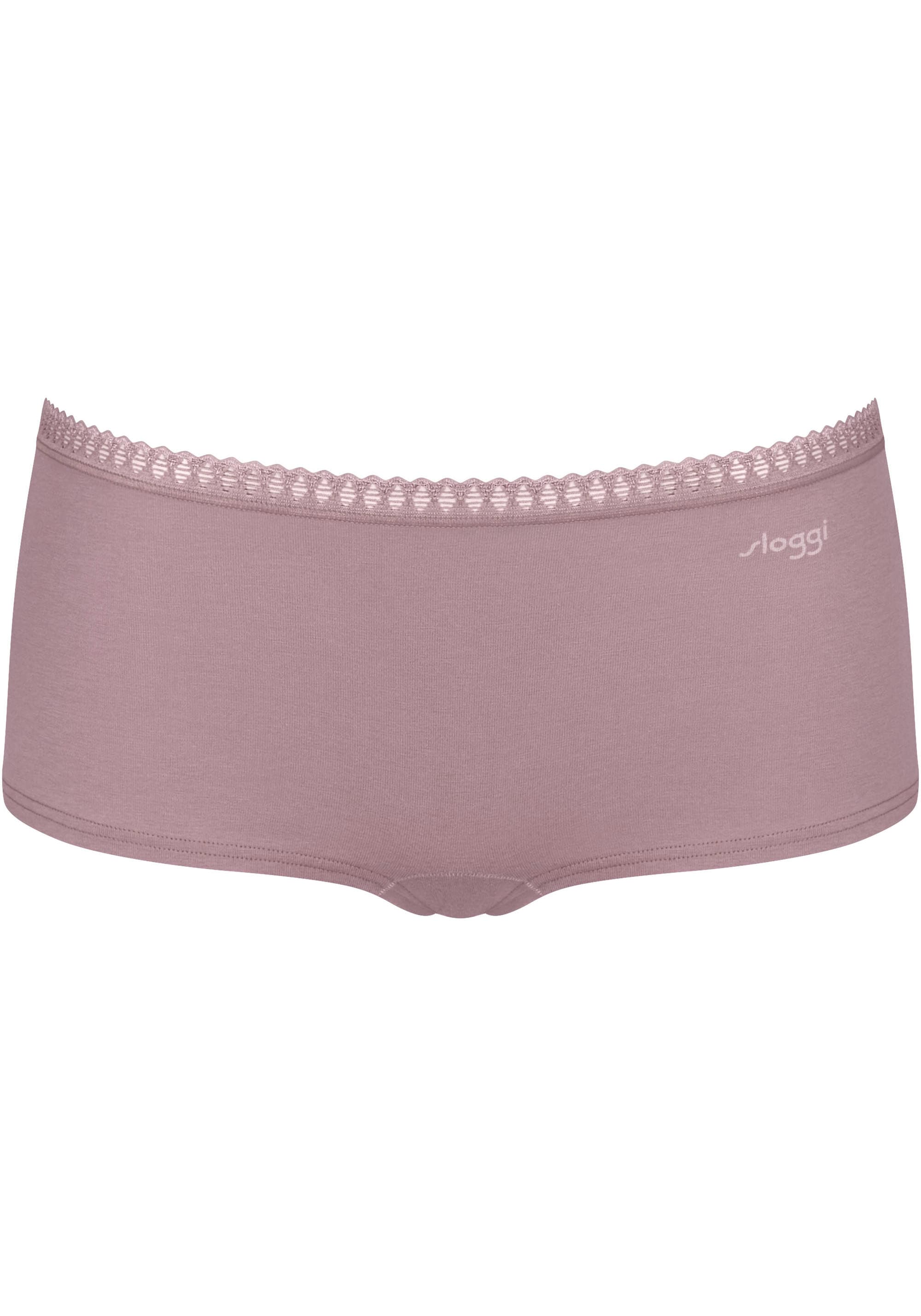 sloggi Panty »GO Crush Short C3P«, (3er Pack), mit Spitzendetails