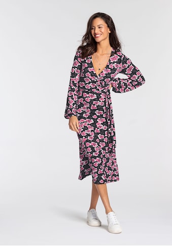 Wickelkleid, mit femininem Blumen-Print - NEUE KOLLEKTION