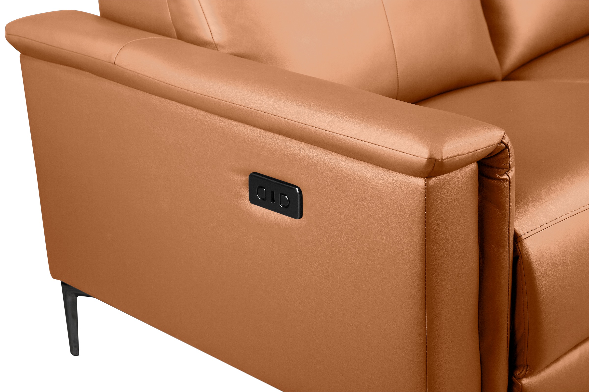 Places of Style 2-Sitzer »Lund«, manueller od. elektrischer Relaxfunktion und USB-A