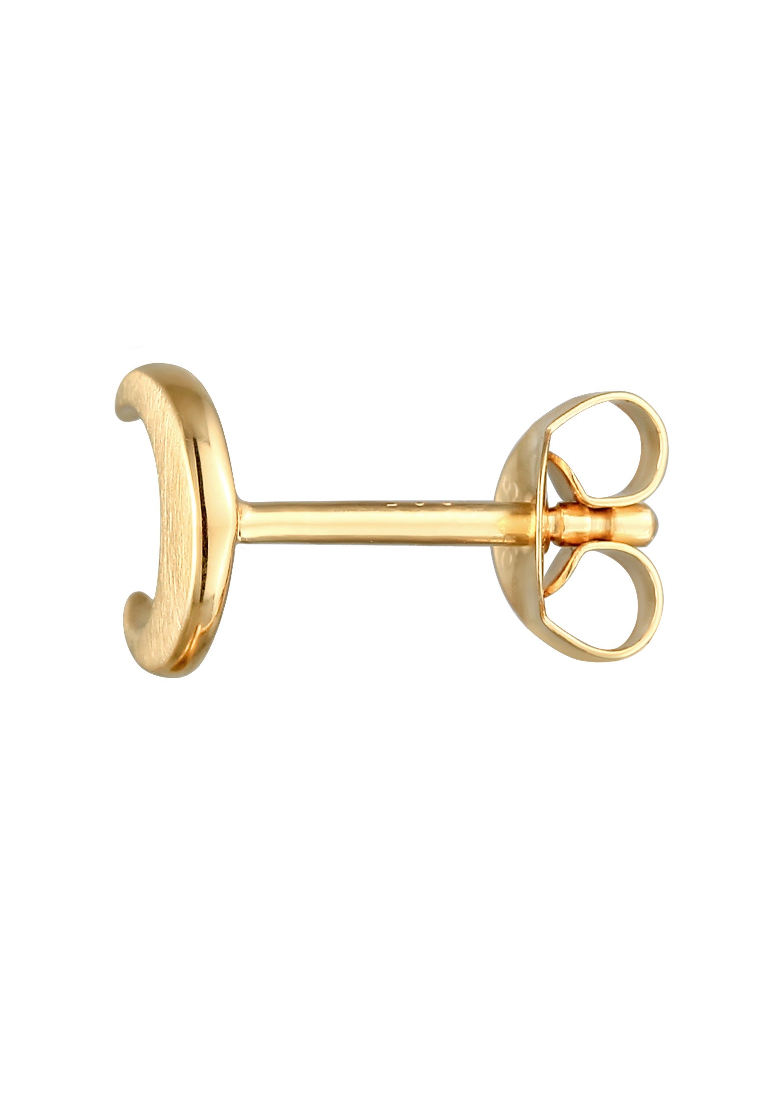 Elli Piercing-Set »Ohrringe Single Ohrstecker Halbmond Mond 925 Silber«