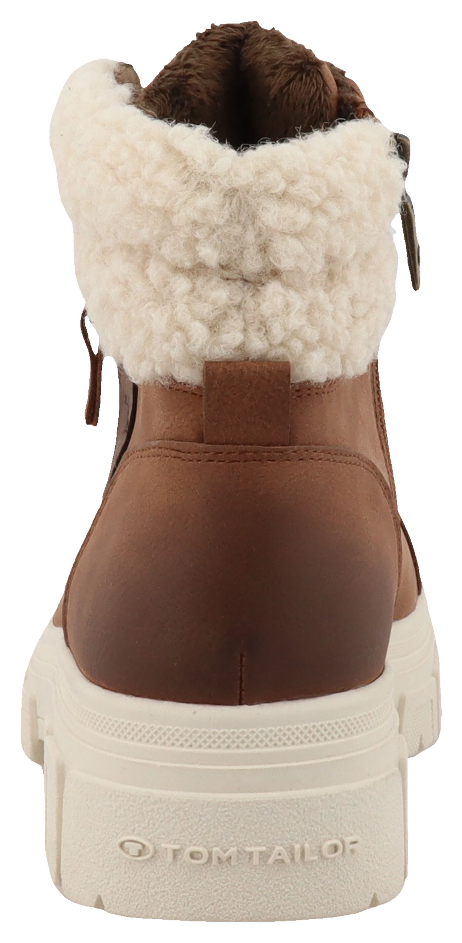 TOM TAILOR Winterboots  Plateauboots, Winterboots mit Kunstfellkragen