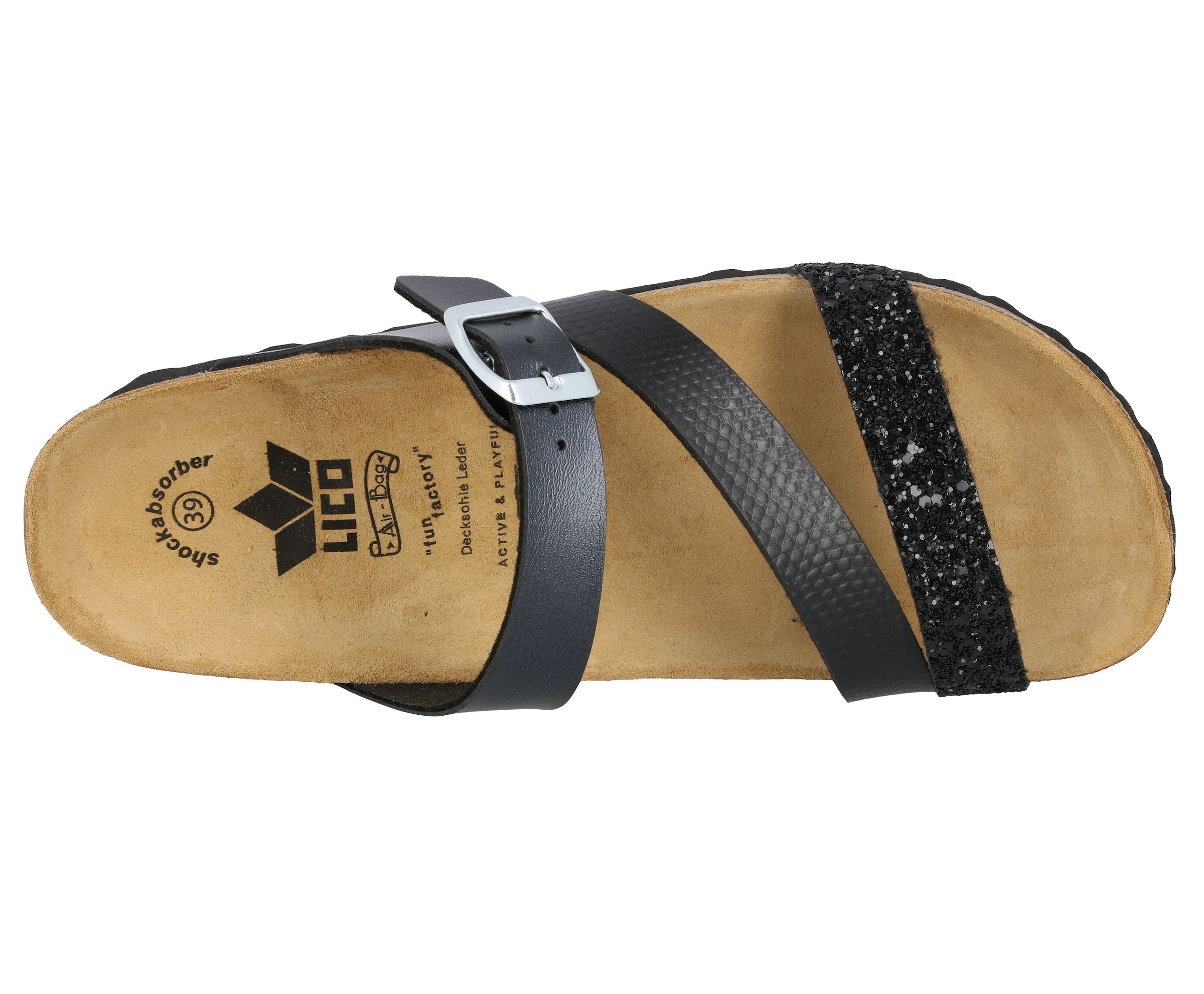Lico Pantolette »Pantolette Natural Glitter«