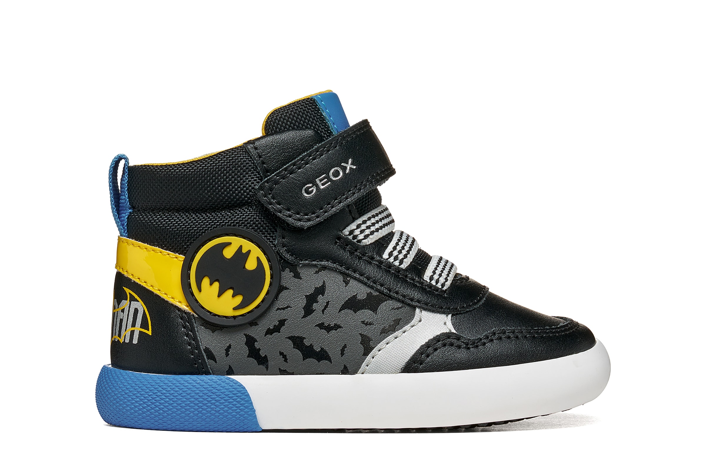 Geox Lauflernschuh »B GISLI BOY«  Freizeitboots, High-Top-Sneaker, Klettschuh mit BATMAN Motiv