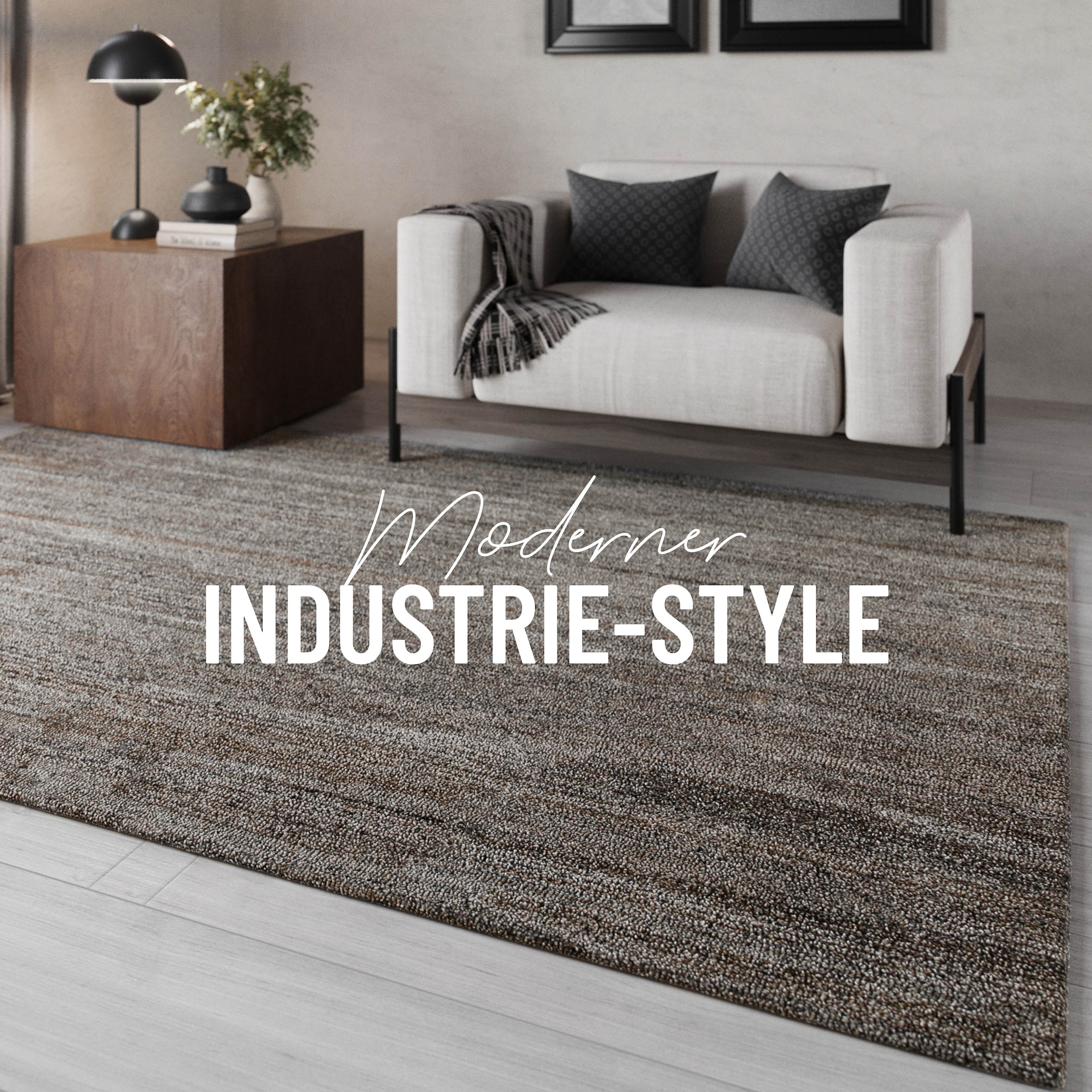 Wecon home Teppich »Hamptons EIGHTEEN«, rechteckig, 15 mm Höhe, Läufer, Kurzflor, Wohnzimmer, Schlafzimmer, elegant, robust, Streifen