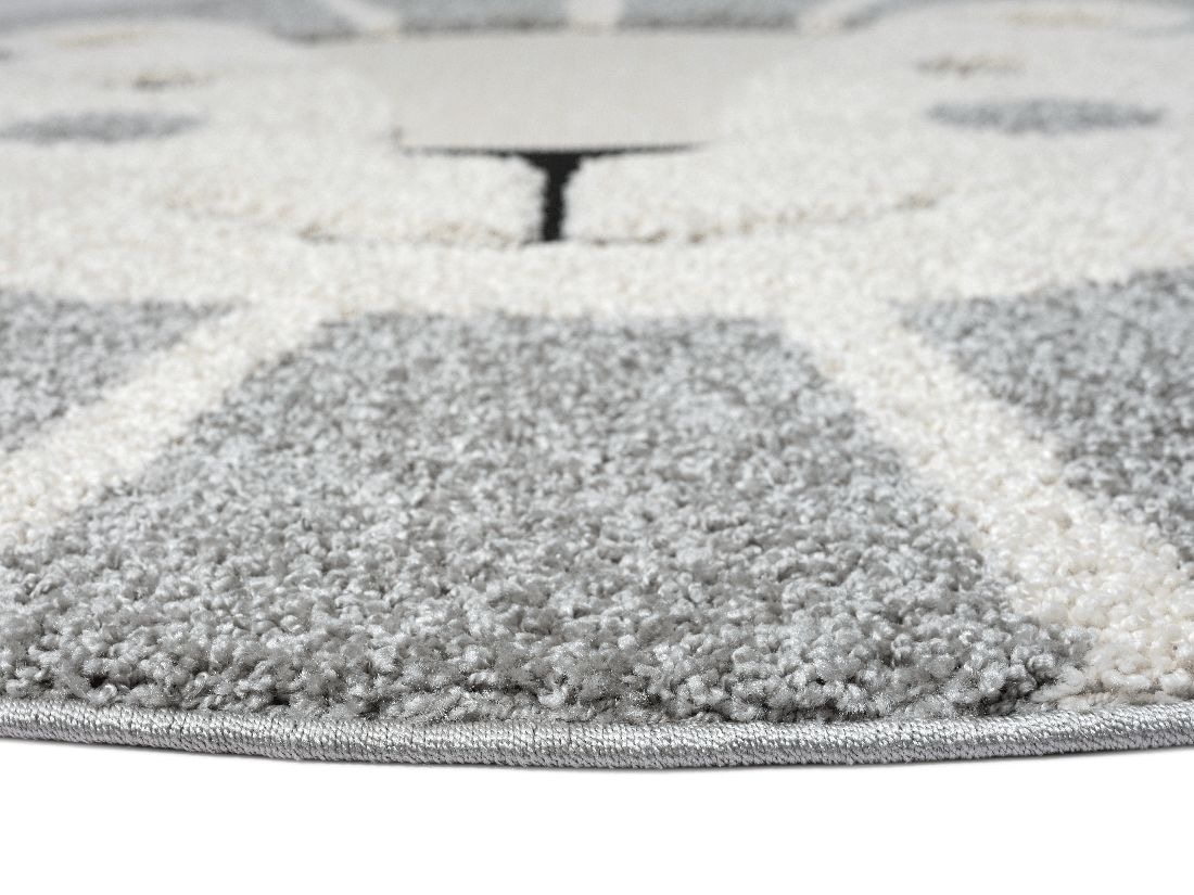 the carpet Teppich »Lou«, rund, 20 mm Höhe, Kinderzimmer Teppich strapazierfähig und pflegleicht