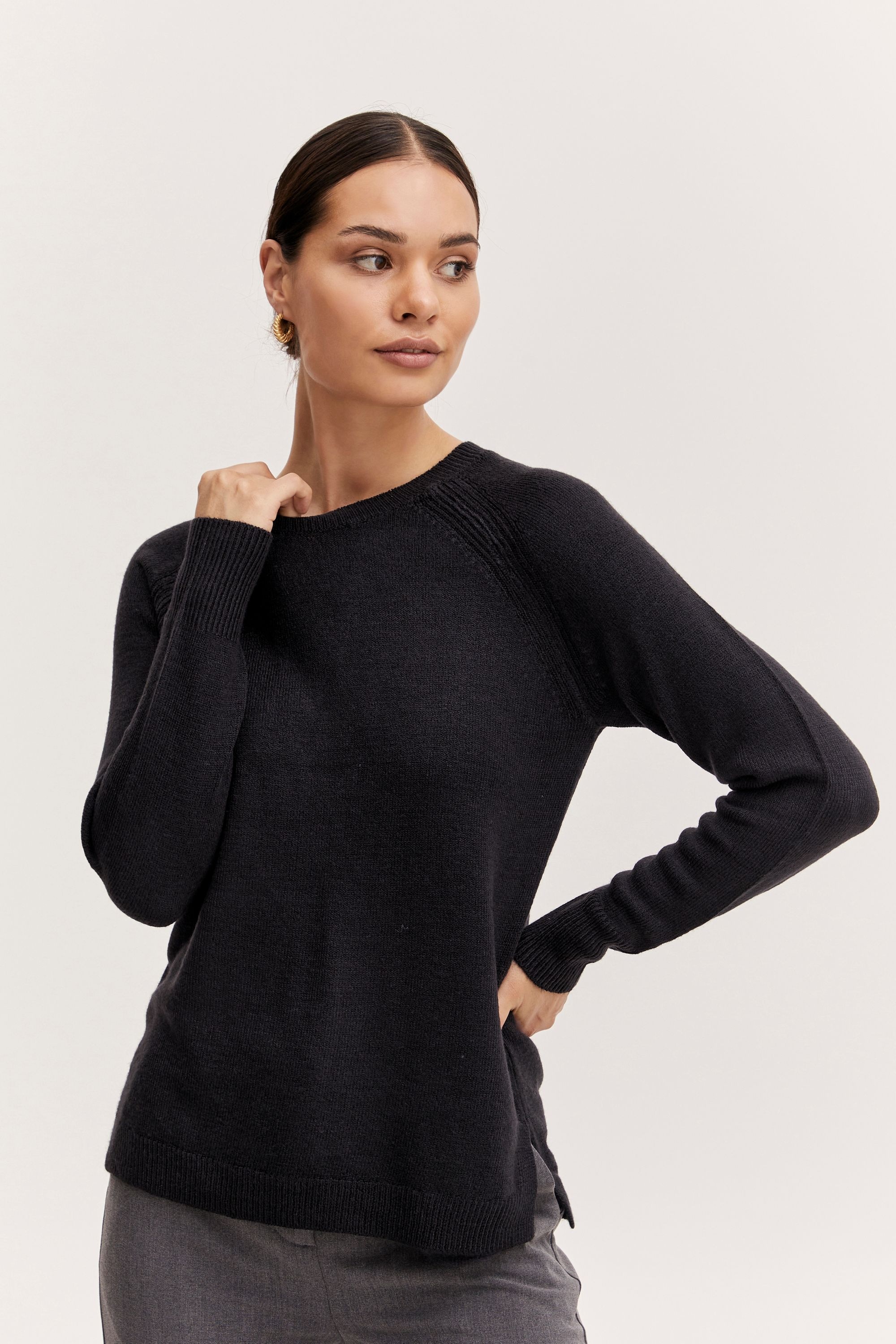 b.young Strickfleece-Pullover »Strickpullover BYMalea«