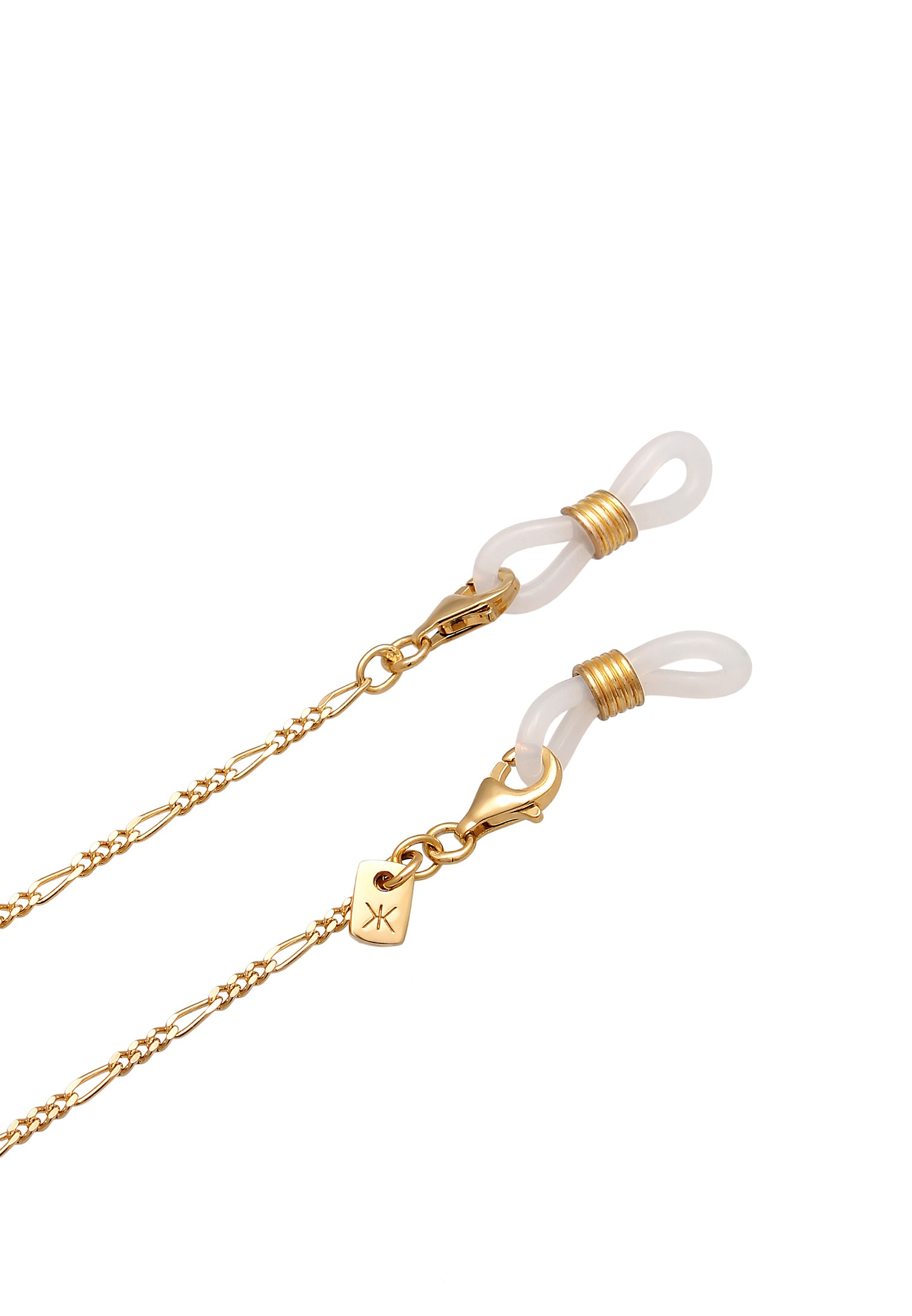 Kuzzoi Schmuckset »Schmuckzubehör Brillenkette Figaro Gliederkette 925 Sterling Silber«