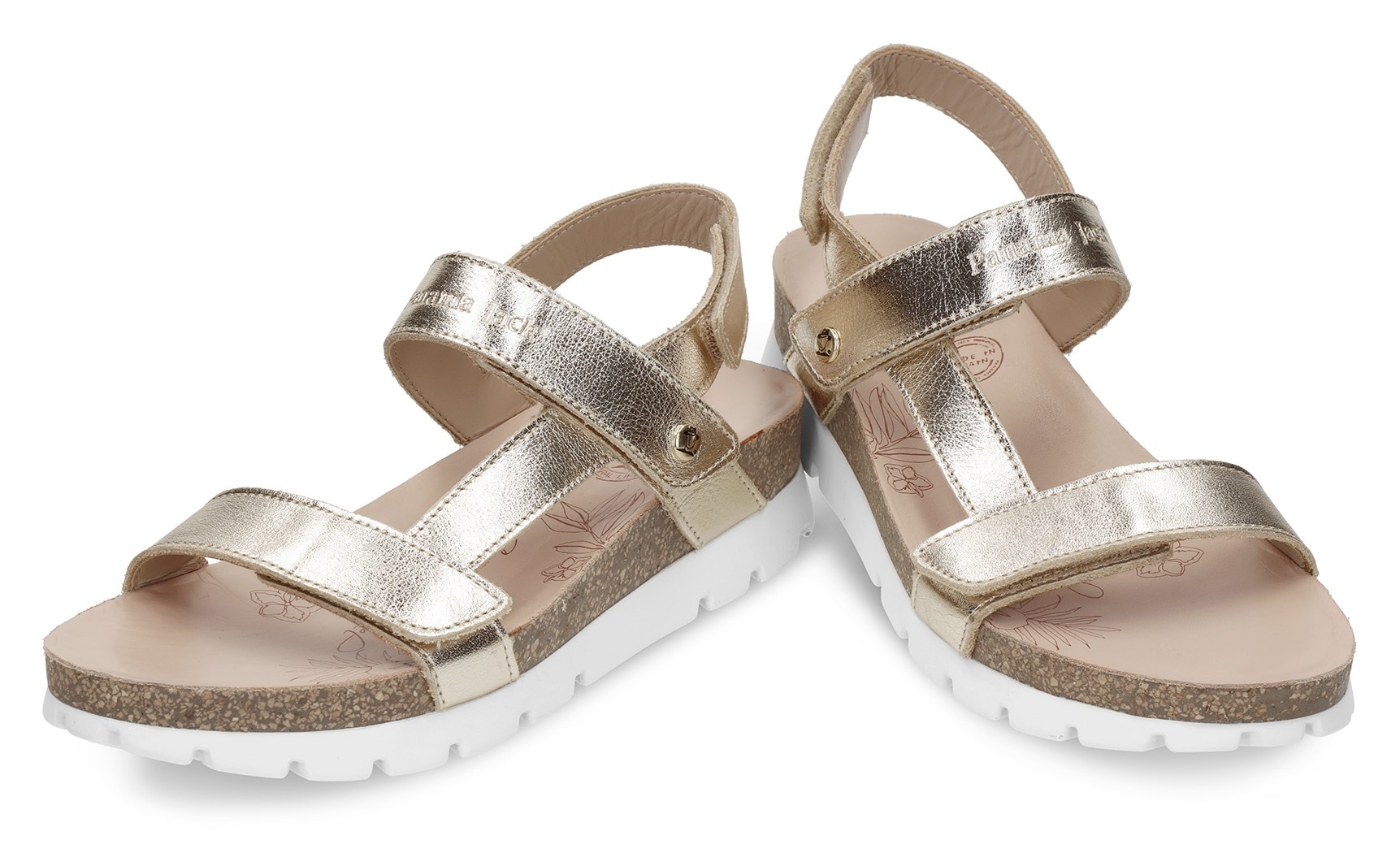 Panama Jack Sandale »Selma«, Sommerschuh, Sandalette, Klettschuh mit komfortablem Tieffußbett