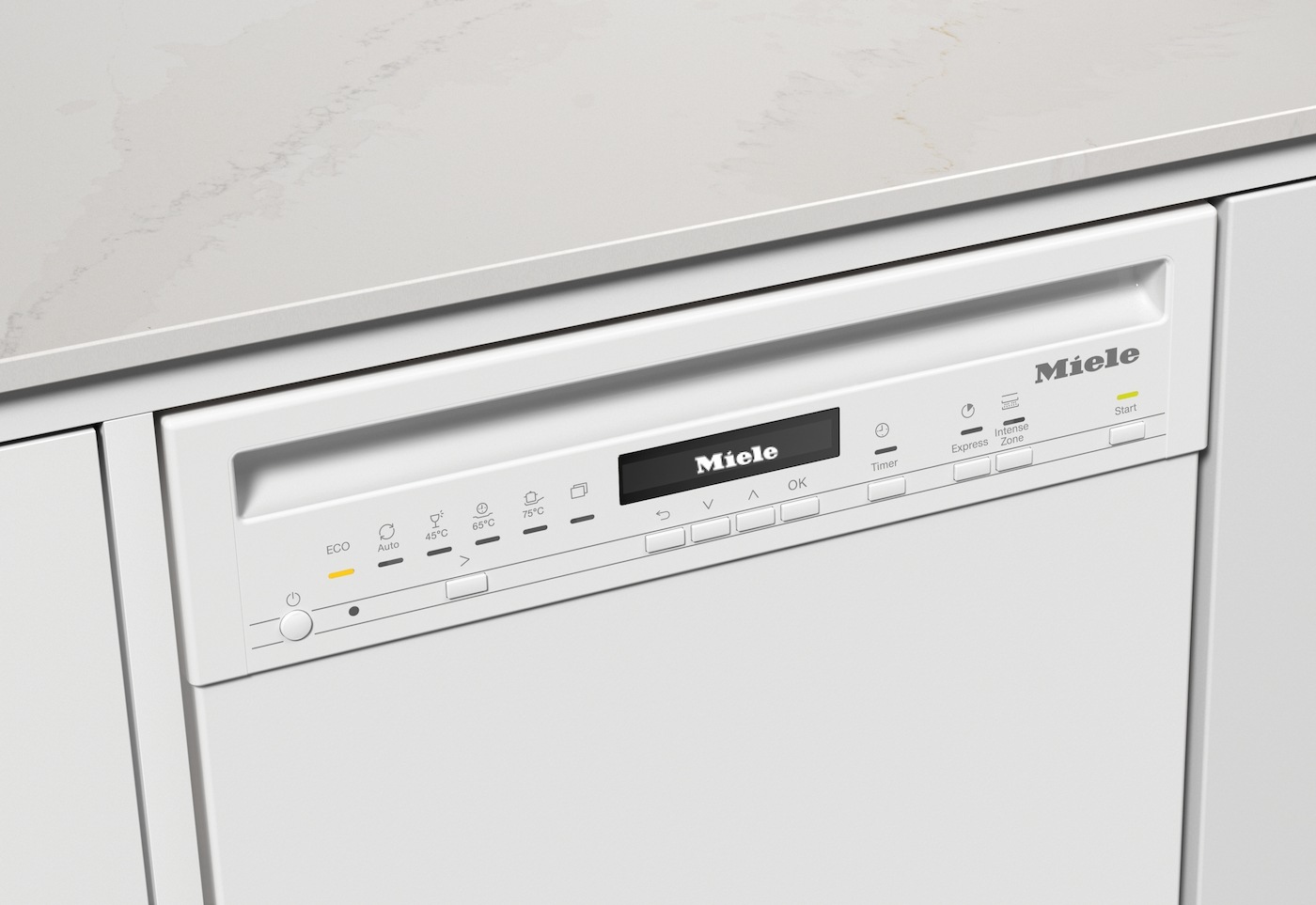 Miele Unterbaugeschirrspüler G 5740 »SCU SL«, 9 Maßgedecke, Brillantweiß