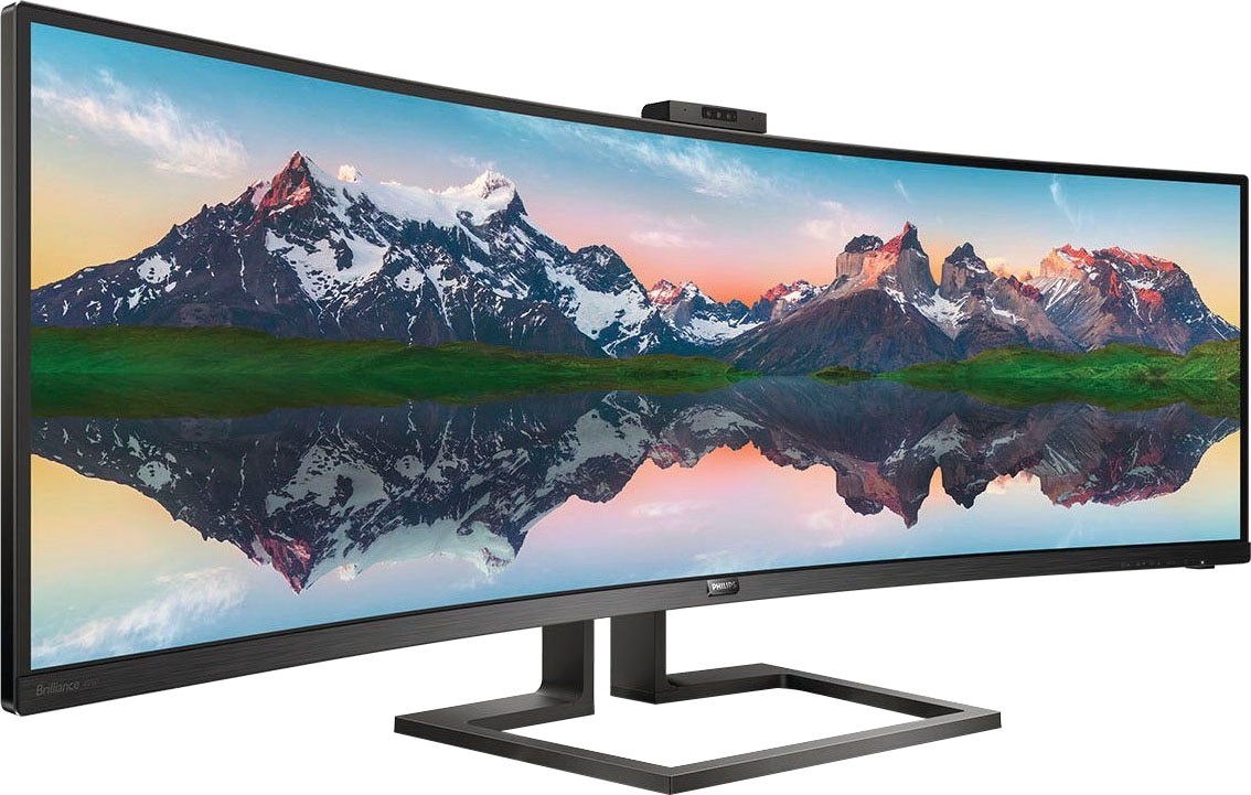 Philips Curved-LED-Monitor »499P9H«, 124 cm/49 Zoll, 5120 x 1440 px, DQHD, 5 ms Reaktionszeit, 60 Hz, Höhe, Neigung, Drehung
