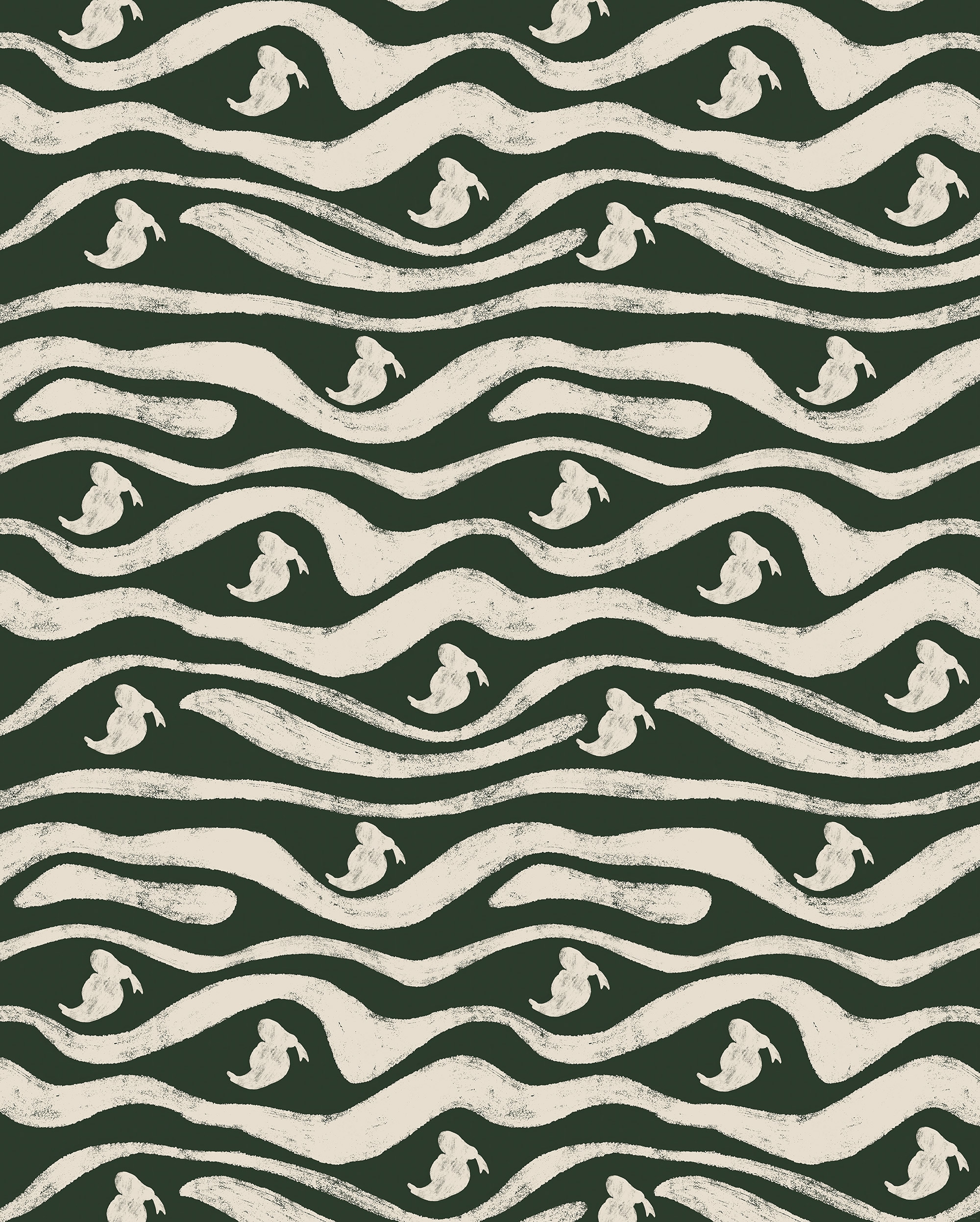 Komar Kindertapete »Disney Donald Duck Green Waves«, bedruckt