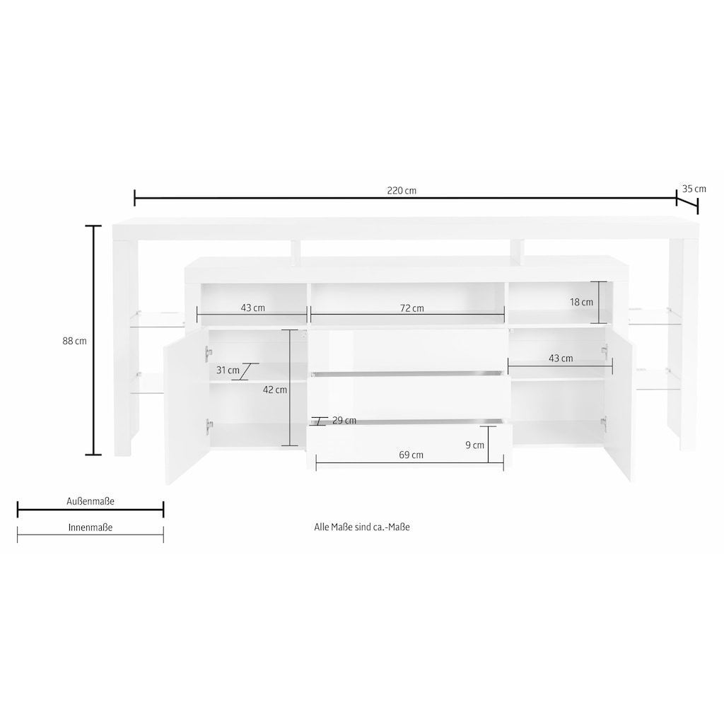 borchardt Möbel Sideboard »Rosario«