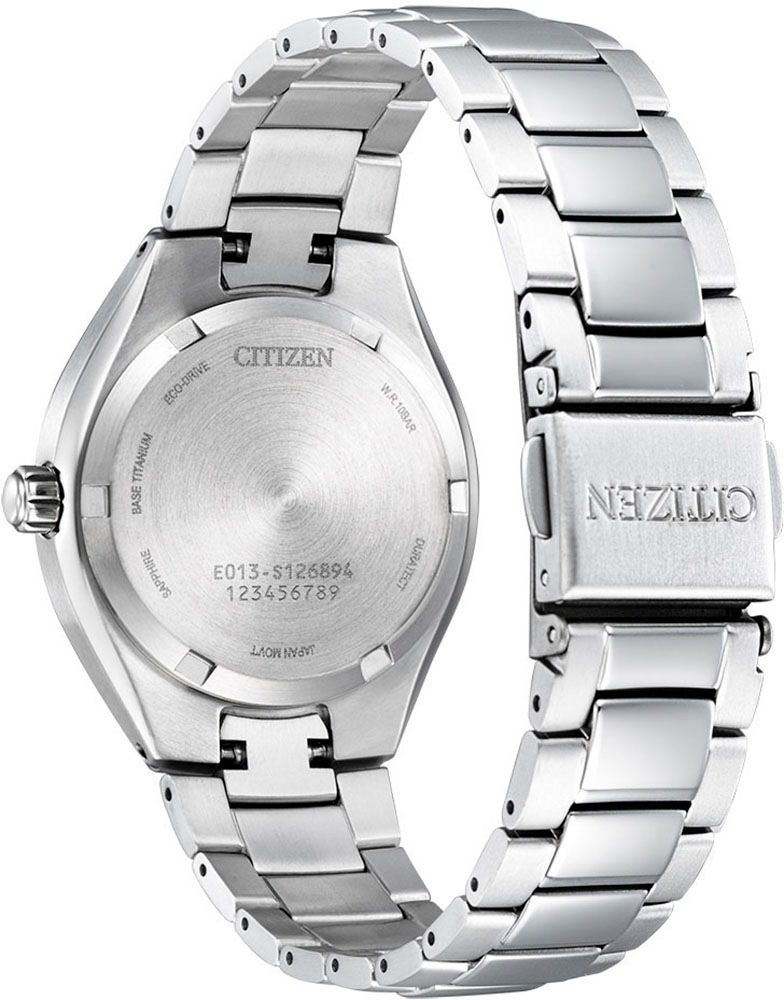 Citizen Solaruhr »Super Titanium«, Armbanduhr, Damenuhr, Titanarmband,bis 10 bar wasserdicht,Saphirglas