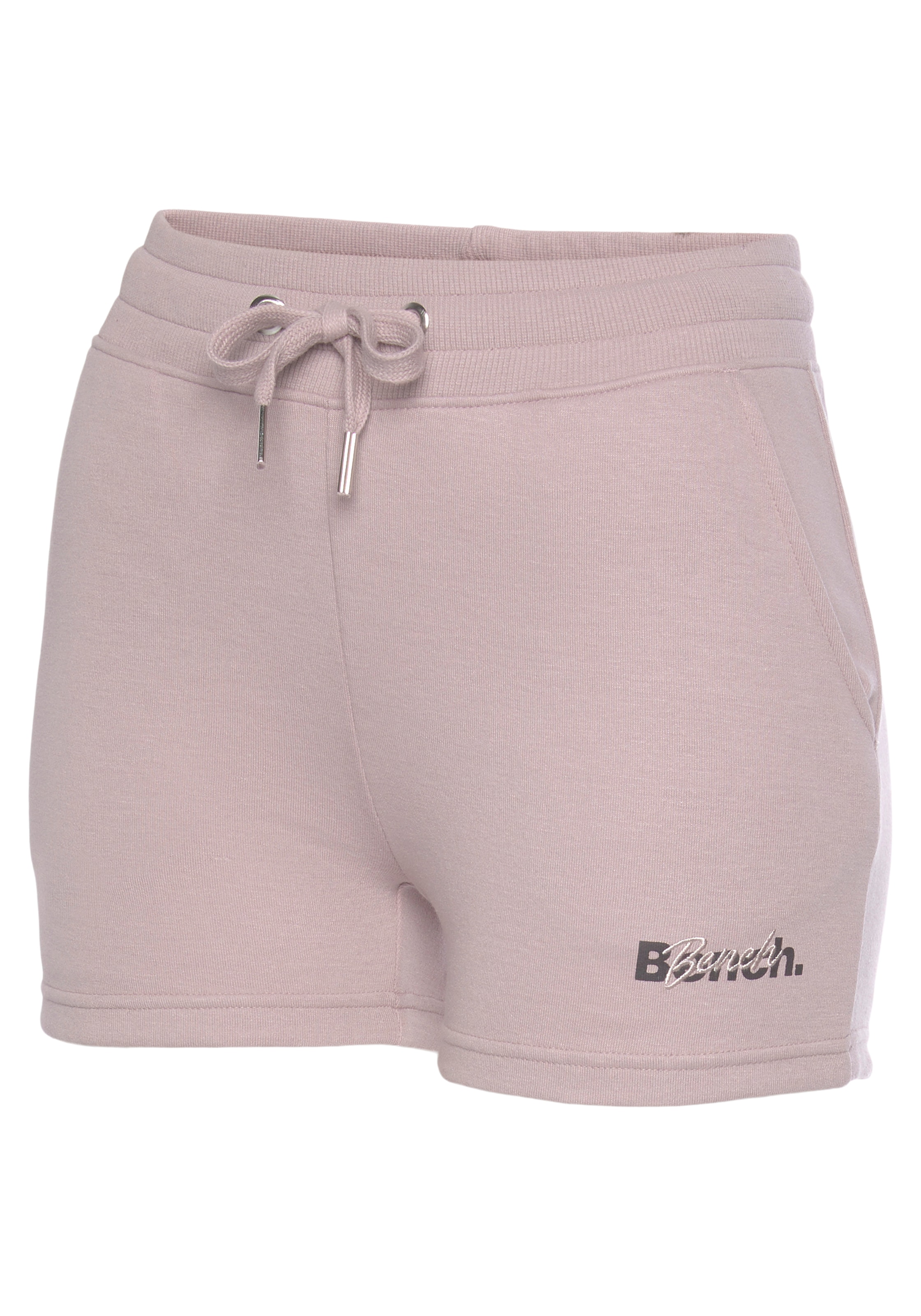 Bench. Loungewear Shorts, mit Logodruck und Stickerei