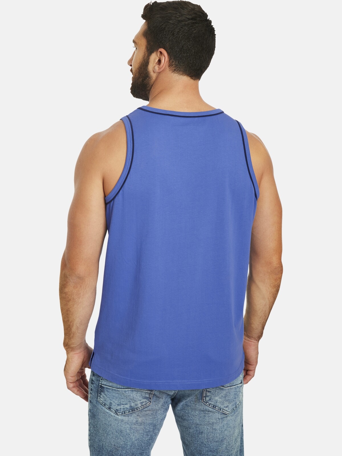 Jan Vanderstorm Tanktop »Doppelpack Tanktop TIDEMAN«, (2 tlg.), mit seitlichen Schlitzen