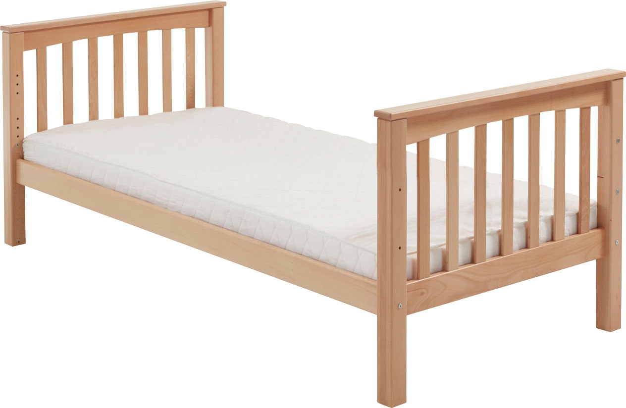 Relita Jugendbett »Kick«, Einzelbett mit Rolllattenrost, Buche