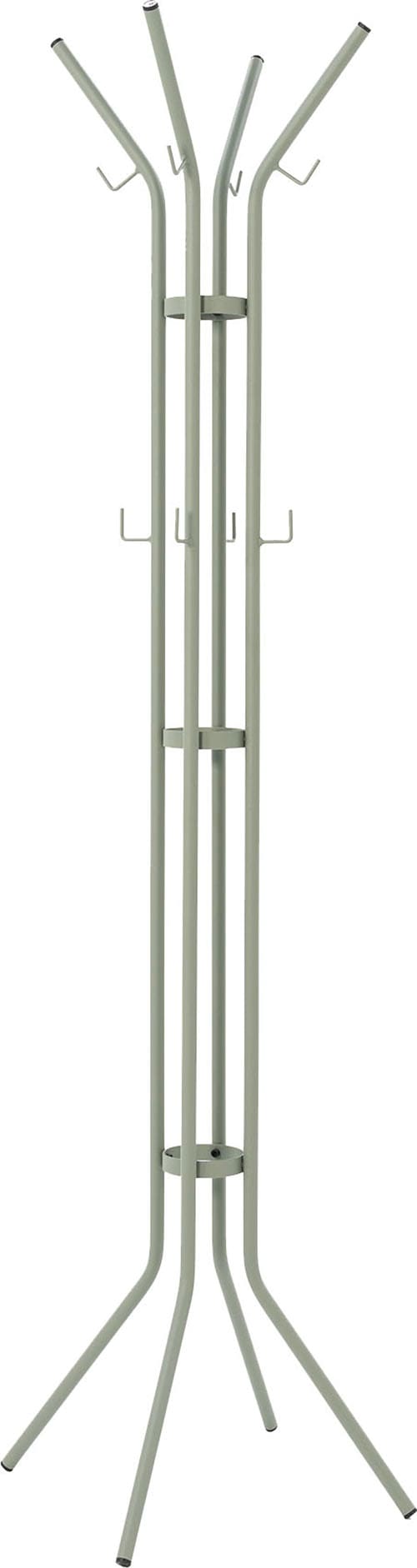 Spinder Design Garderobenständer »Jessy« Platzsparender Garderobenständer aus Stahl, 8 Haken & Schirmständer