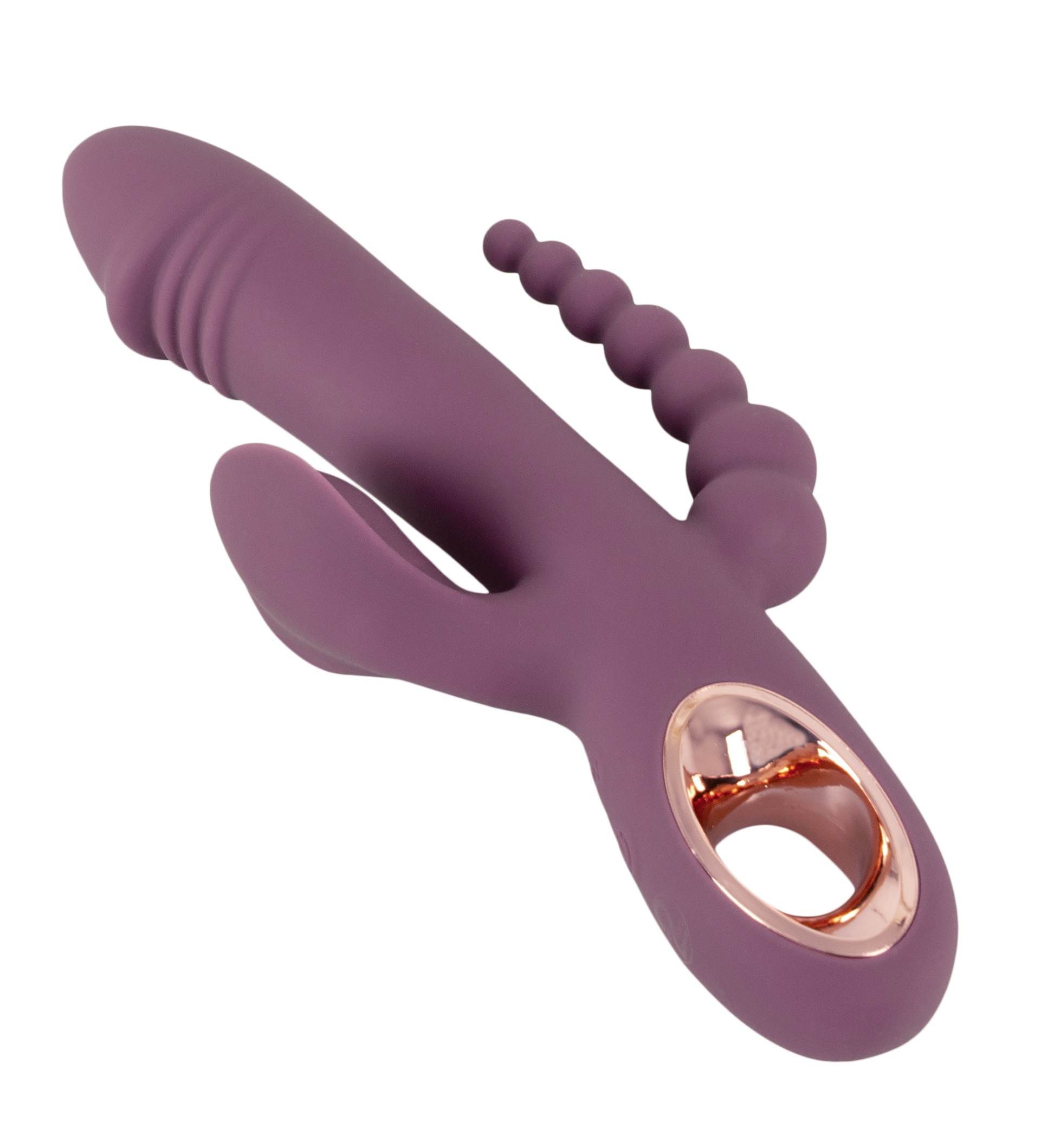 You2Toys Vibrator »Rabbitvibrator Slim Triple Plum«