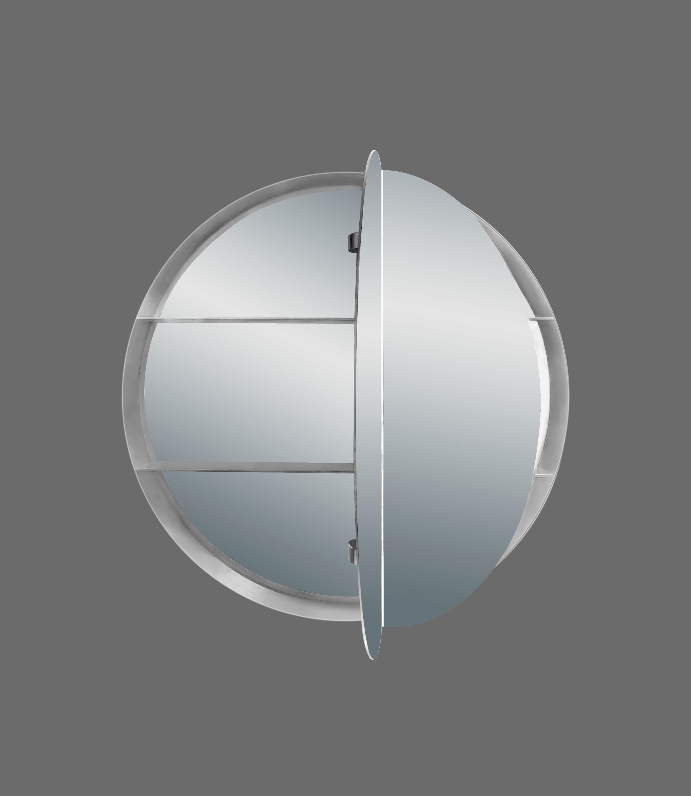 Talos Badezimmerspiegelschrank, Ø: 60 cm, aus Aluminium und Echtglas, IP24  online kaufen | mit 3 Jahren XXL Garantie