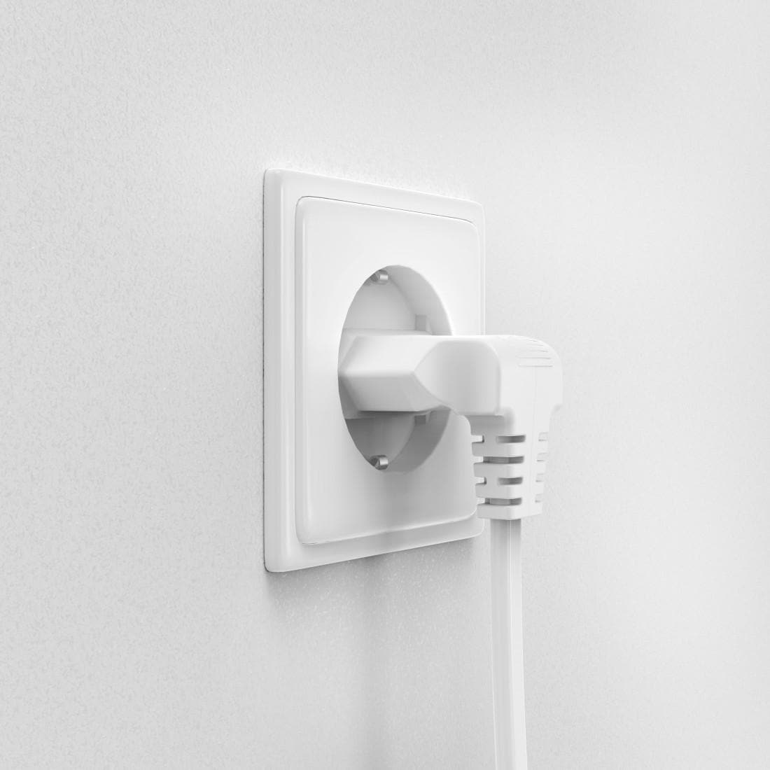 Hama Netzkabel »Netzkabel, beidseitig gewinkelt, Euro Stecker, Doppelnut, C7, 1,5 m«, Typ C (Eurostecker), 150 cm