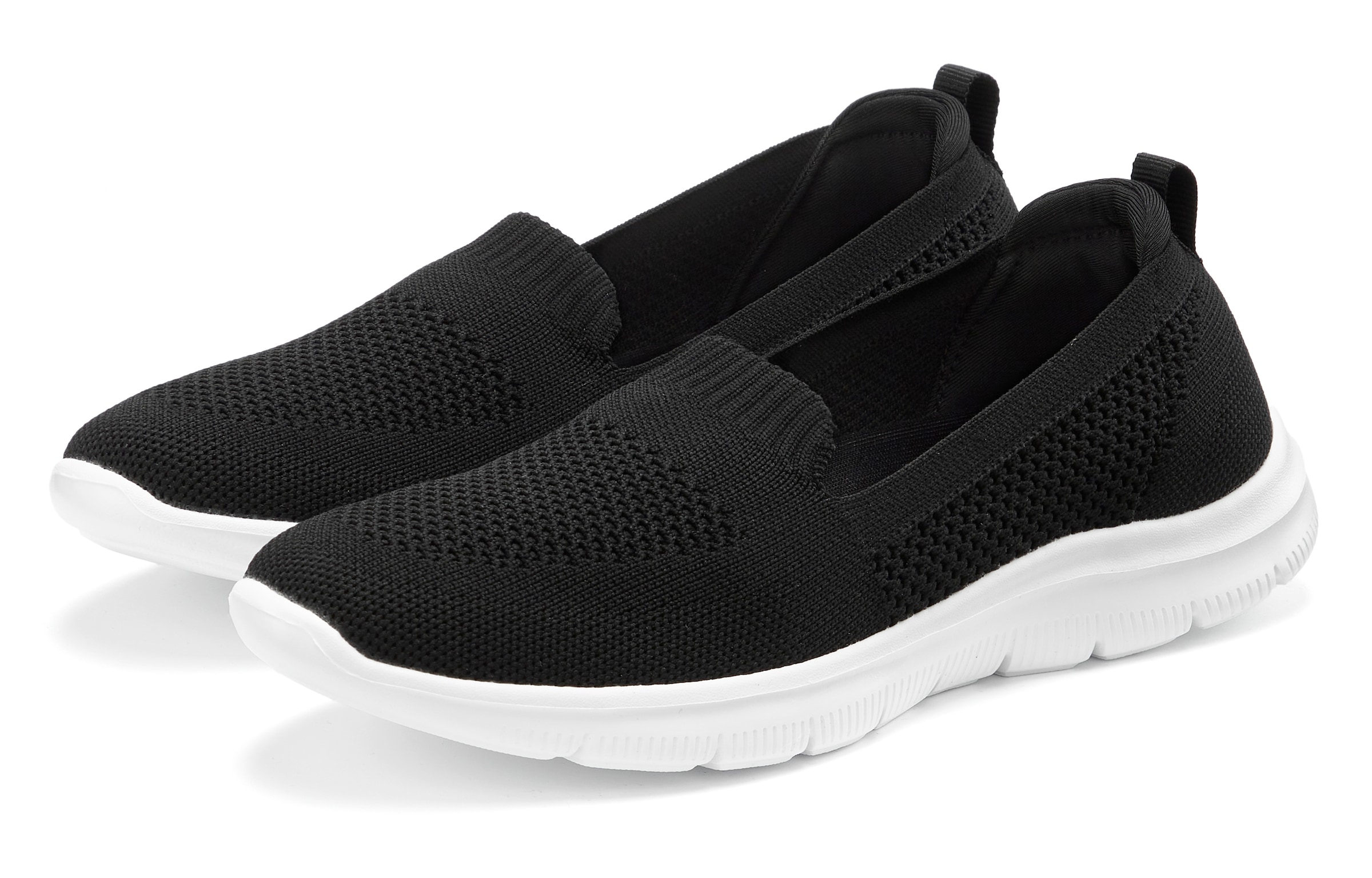 LASCANA Slipper, Sneaker, Halbschuh, ultraleicht zum Reinschlüpfen VEGAN