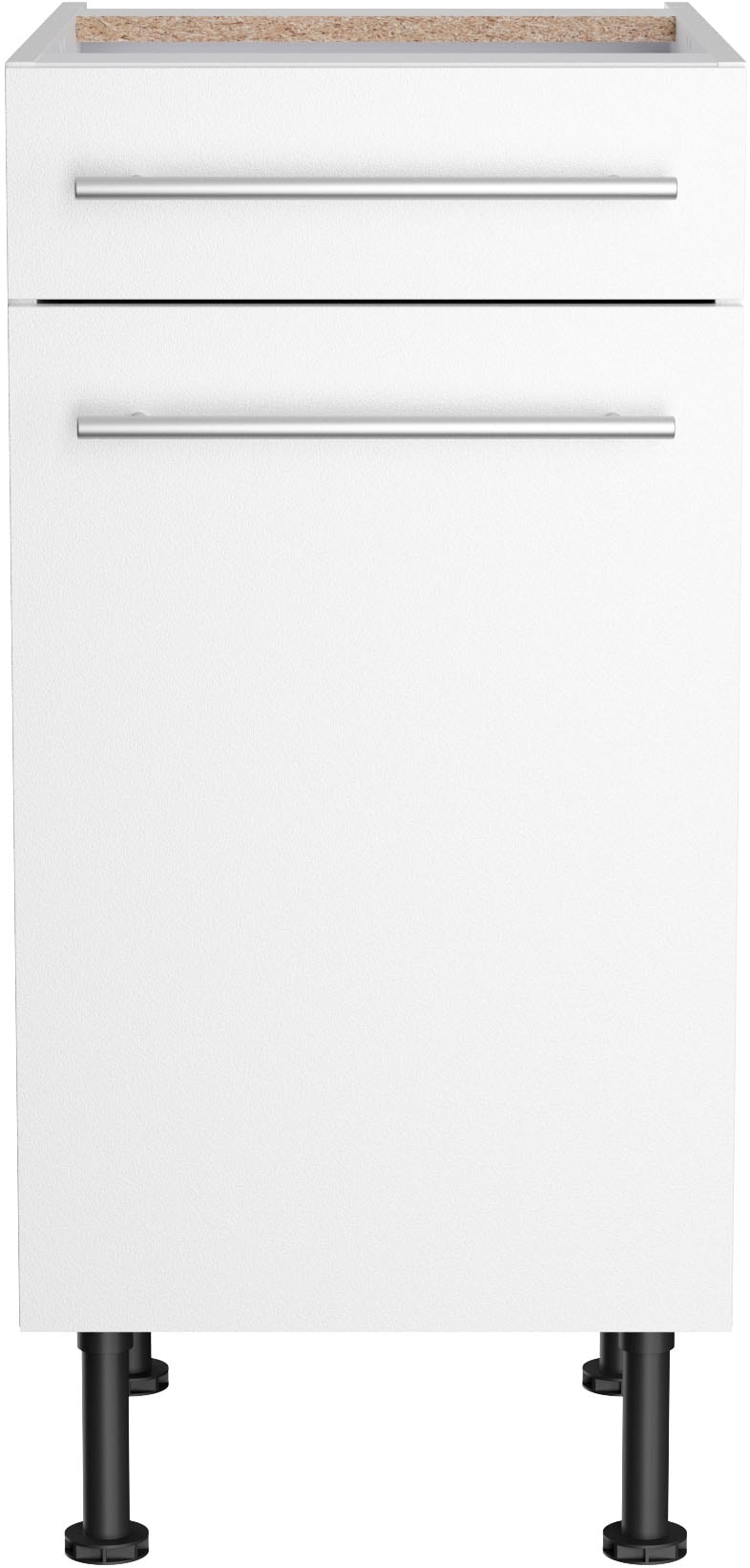 KOCHSTATION Unterschrank »KS-Bern2« Breite 40 cm, 1 Tür, 1 Schubkasten, 1 Einlegeboden