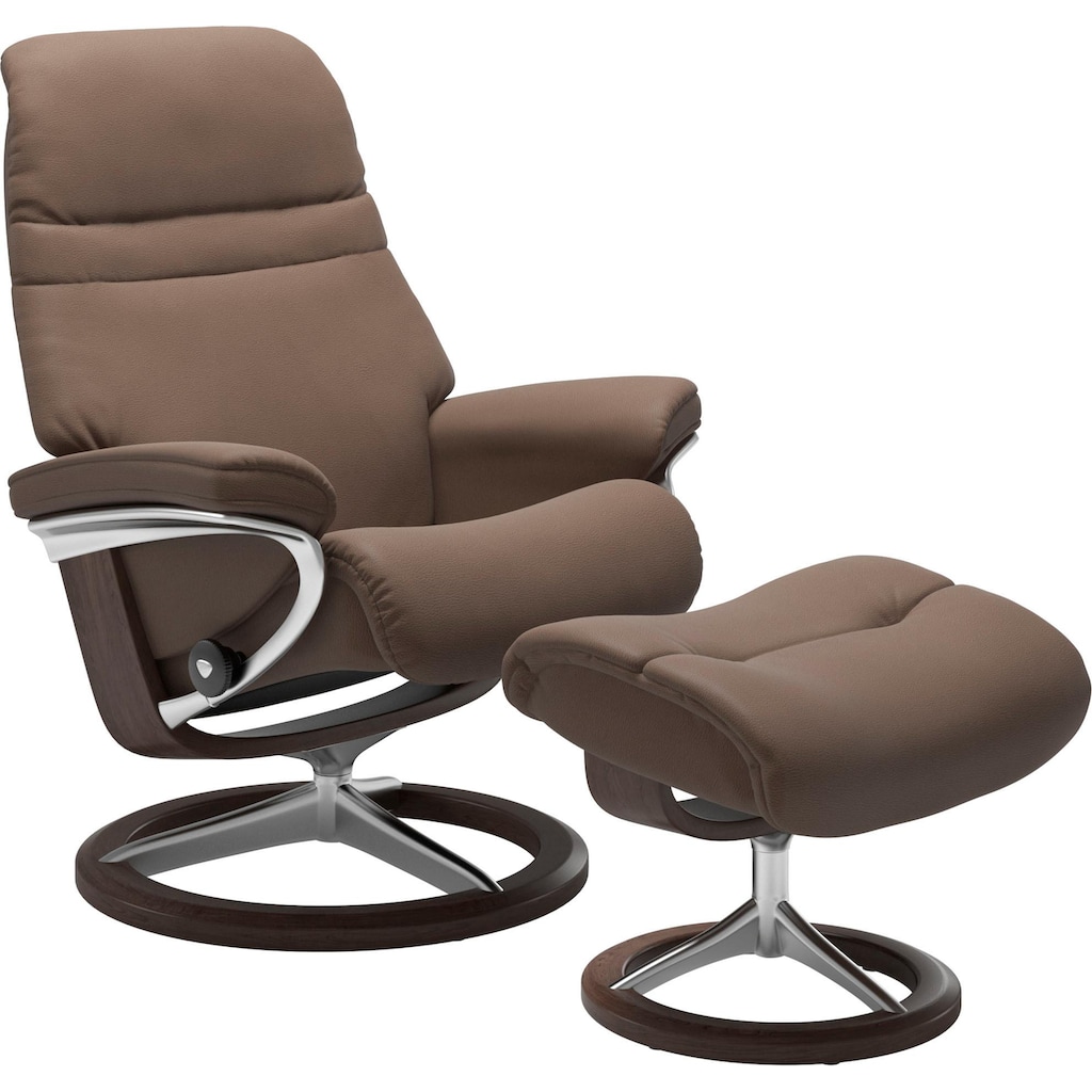 Stressless® Relaxsessel »Sunrise«, (Set, Relaxsessel mit Hocker)