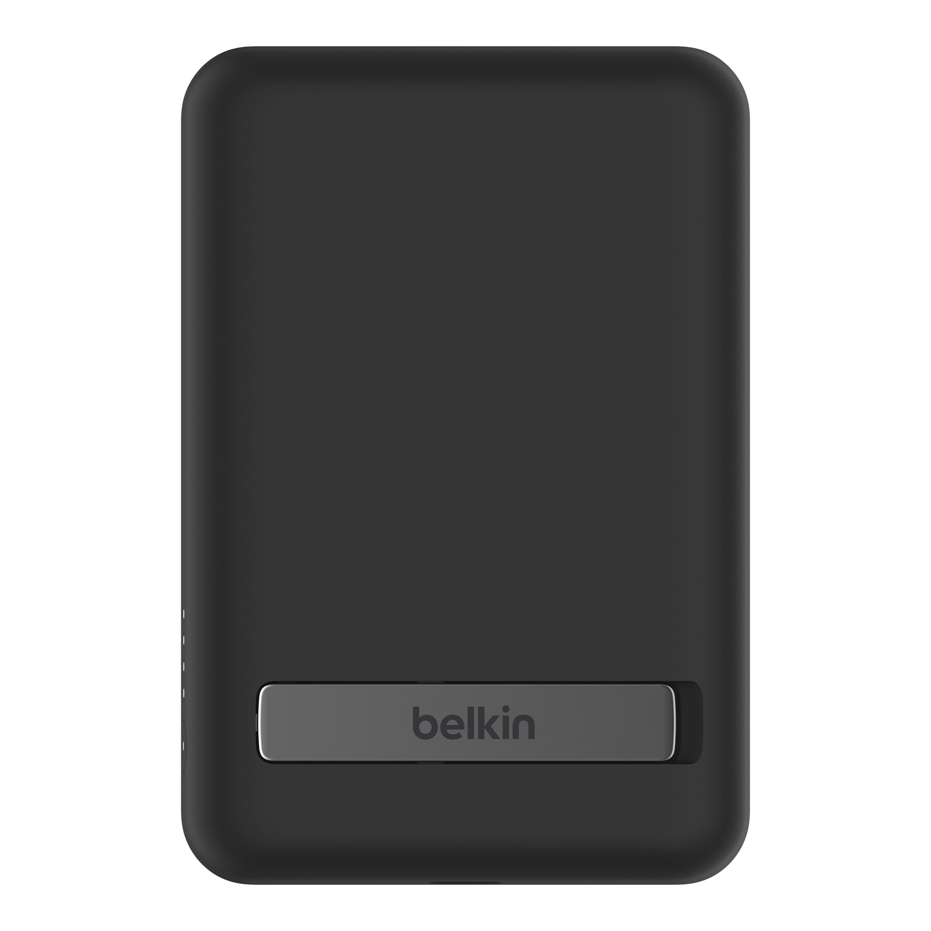 Belkin Powerbank »BoostCharge 5.000mAh magnetische Powerbank mit 7,5 Watt«, Belkin Magn. drahtlose Powerbank,Standfuß,5.000 mAh,schwarz, ausklappbarem Standfuß, für iPhone der Serie 15/14/13/12