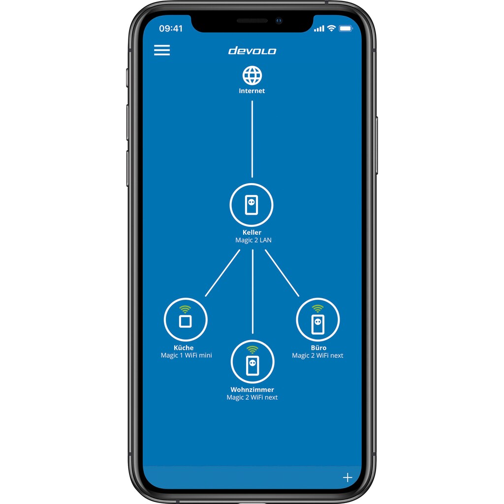 DEVOLO LAN-Router »Magic 2 LAN Ergänzung (2400Mbit, G.hn, 1x GbitLAN, Heimnetz)«