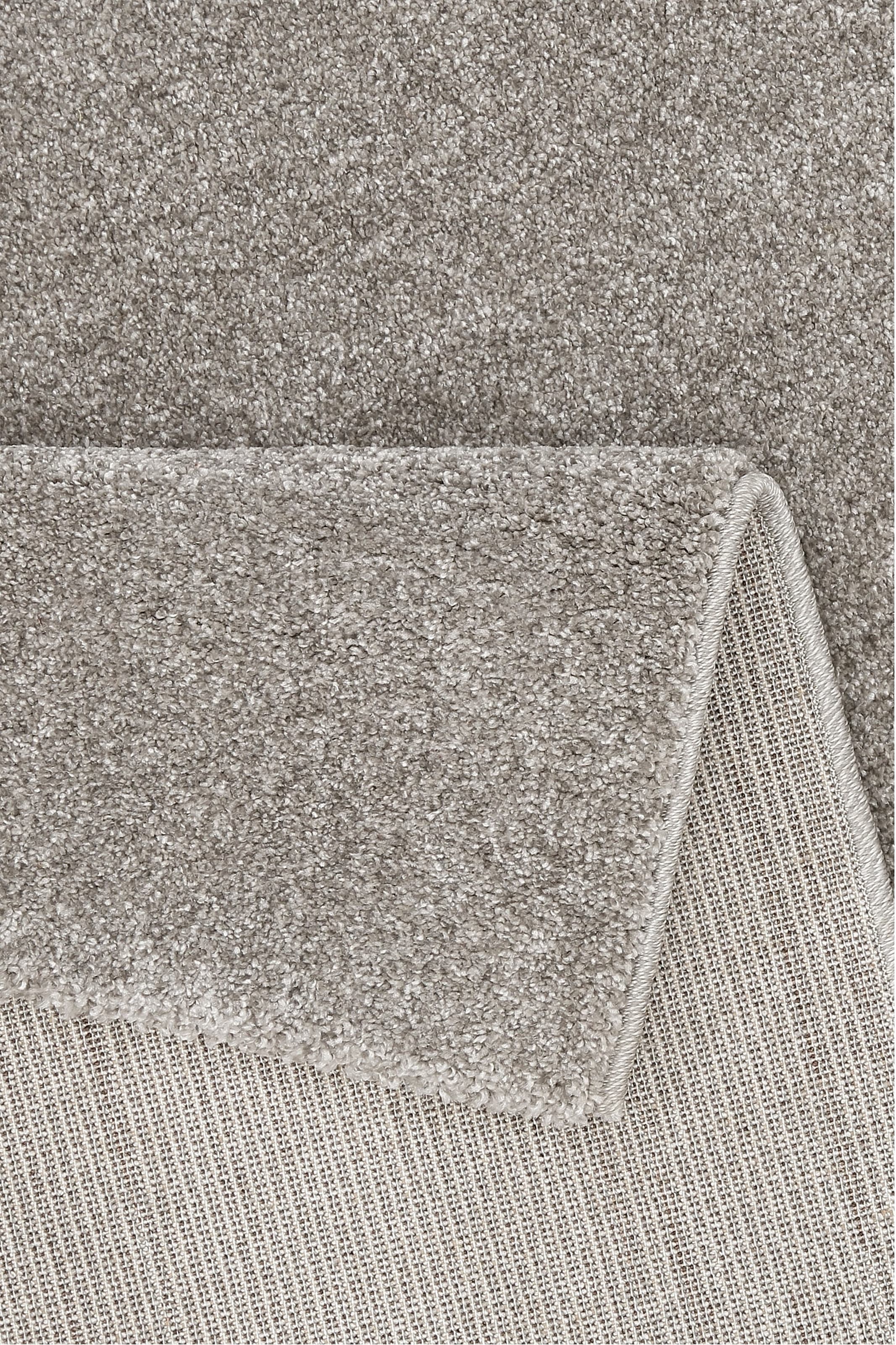 Home affaire Teppich »Tore«, rechteckig, Kurzflor, Frisee-Teppich, besonders dichte Qualität, flach, einfarbig