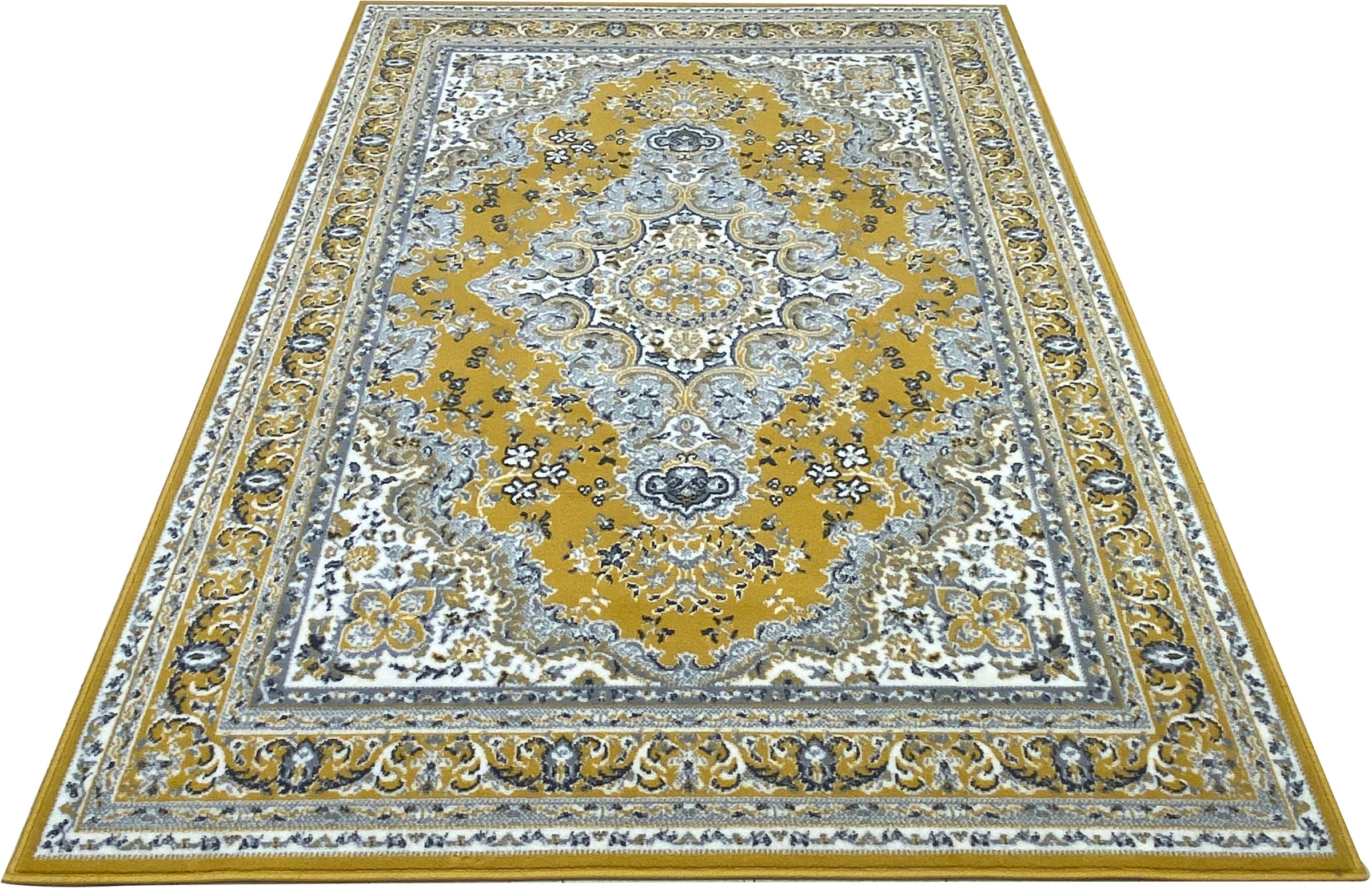 Home affaire Teppich »Oriental, Made in Belgium«, rechteckig, 7 mm Höhe, Orient-Optik, mit Bordüre, Teppich, Kurzflor, Weich, Kundenliebling