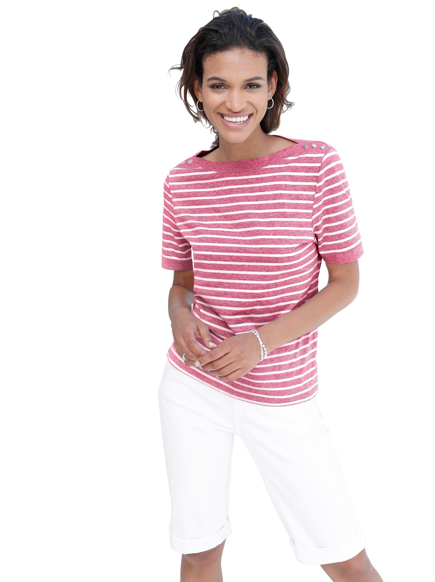 Casual Looks Kurzarmshirt »Shirt« (1 tlg.)