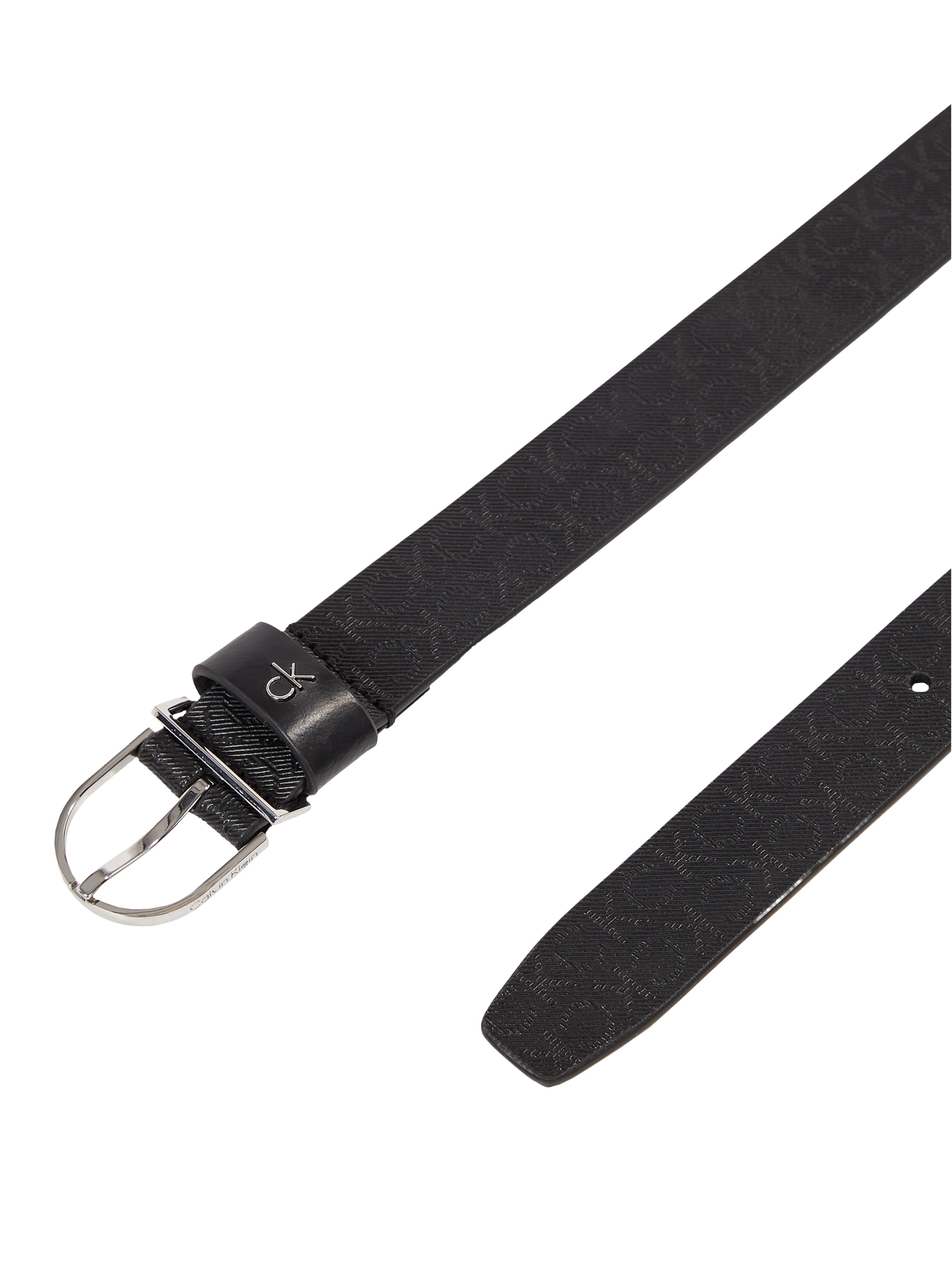 Calvin Klein Ledergürtel »CK METAL ROUND BUCKLE 2.5_MONO«