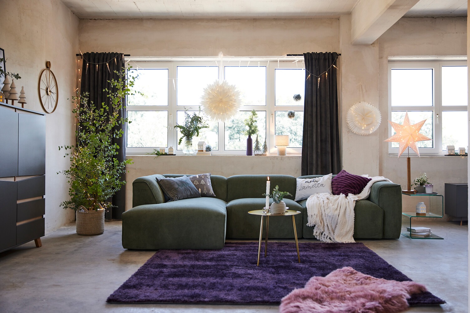 Bruno Banani Teppich »Dana Teppich, besonders weich und kuschelig, Kundenliebling«, rechteckig, 30 mm Höhe, uni, Mikrofaser Teppiche, Wohnzimmer, Schlafzimmer, Esszimmer