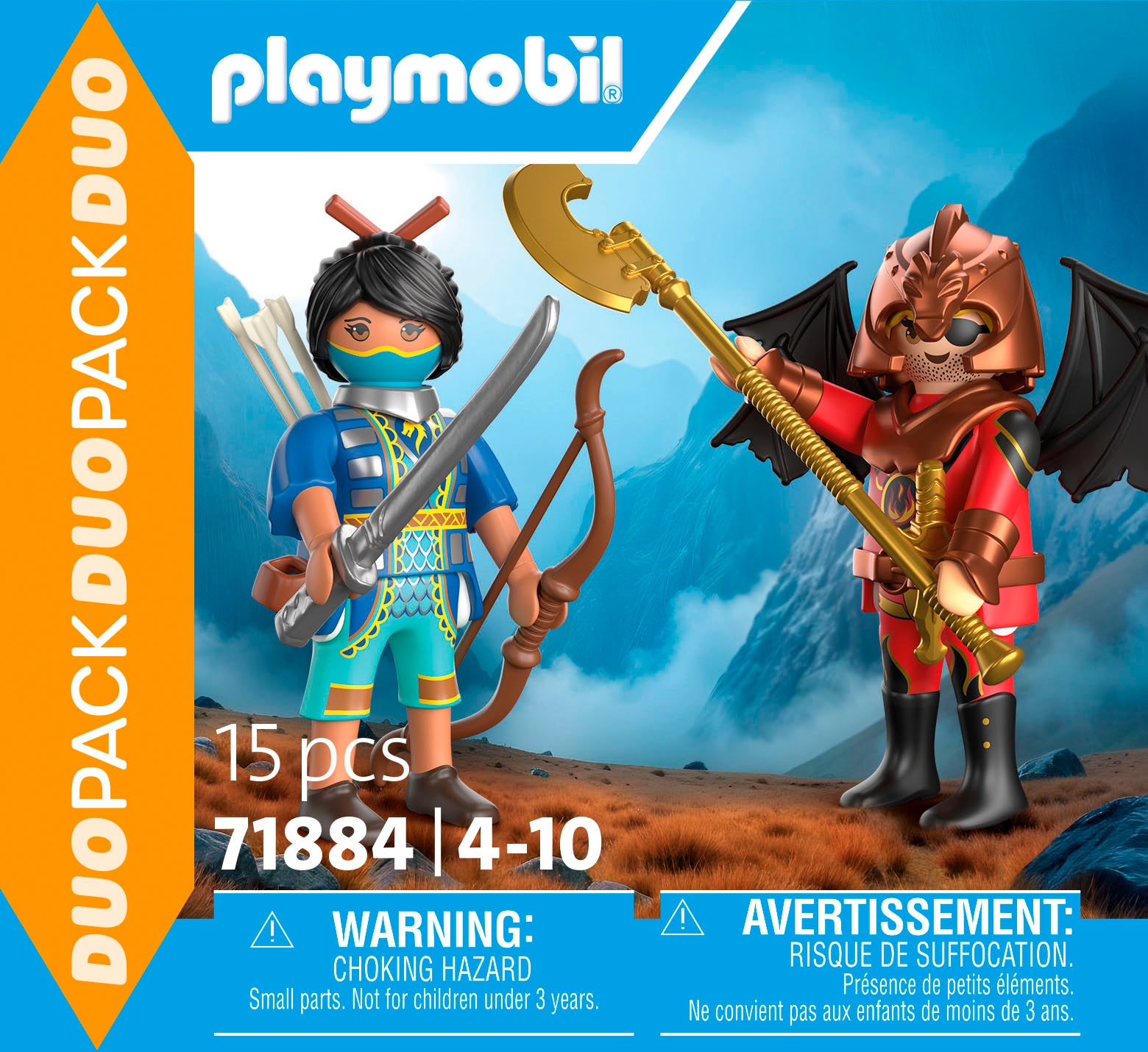 Playmobil® Konstruktions-Spielset »Novelmore vs. Burnham Duell (71884), Duo Pack« Made in Europe