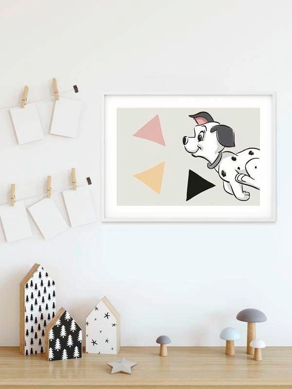 Komar Bild »101 Dalmatiner Angles Landscape«, Disney, (1 St.), Wandbild zur Dekoration im Kinderzimmer - ohne Rahmen