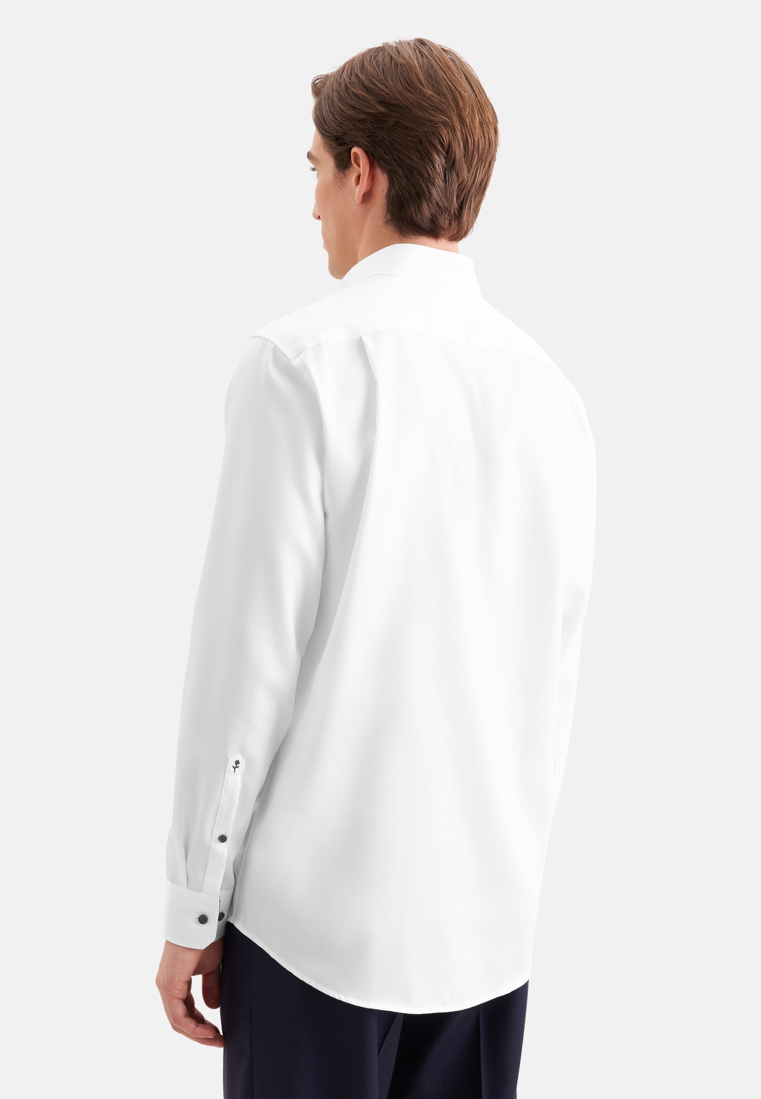 seidensticker Businesshemd »Schwarze Rose« Regular 1/1 Button-Down-Kragen Uni