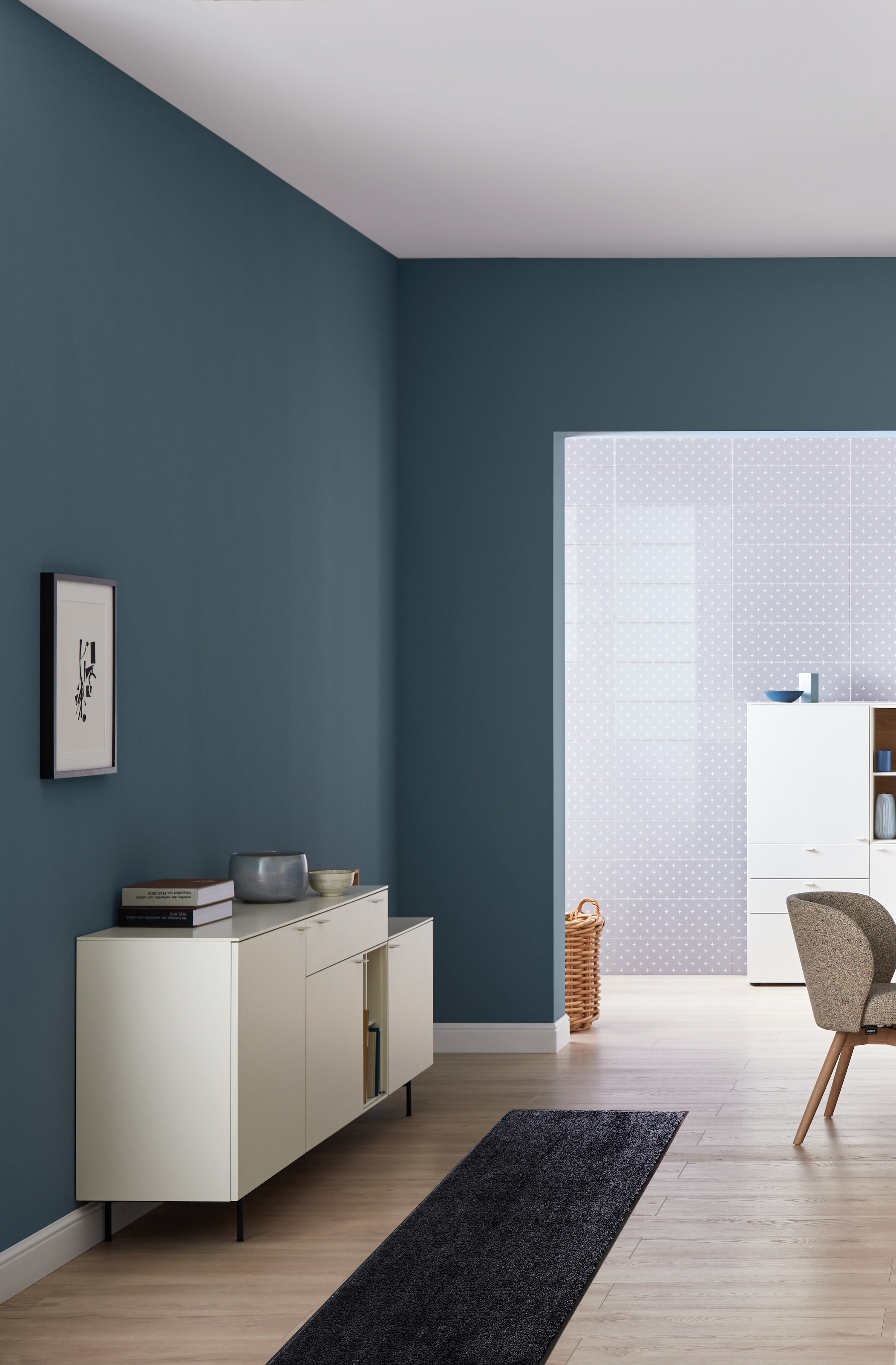 SCHÖNER WOHNEN-Kollektion Läufer »Miami Uni« rechteckig 7 mm Höhe Schmutzfangläufer, Schmutzfangteppich, Schmutzmatte, waschbar