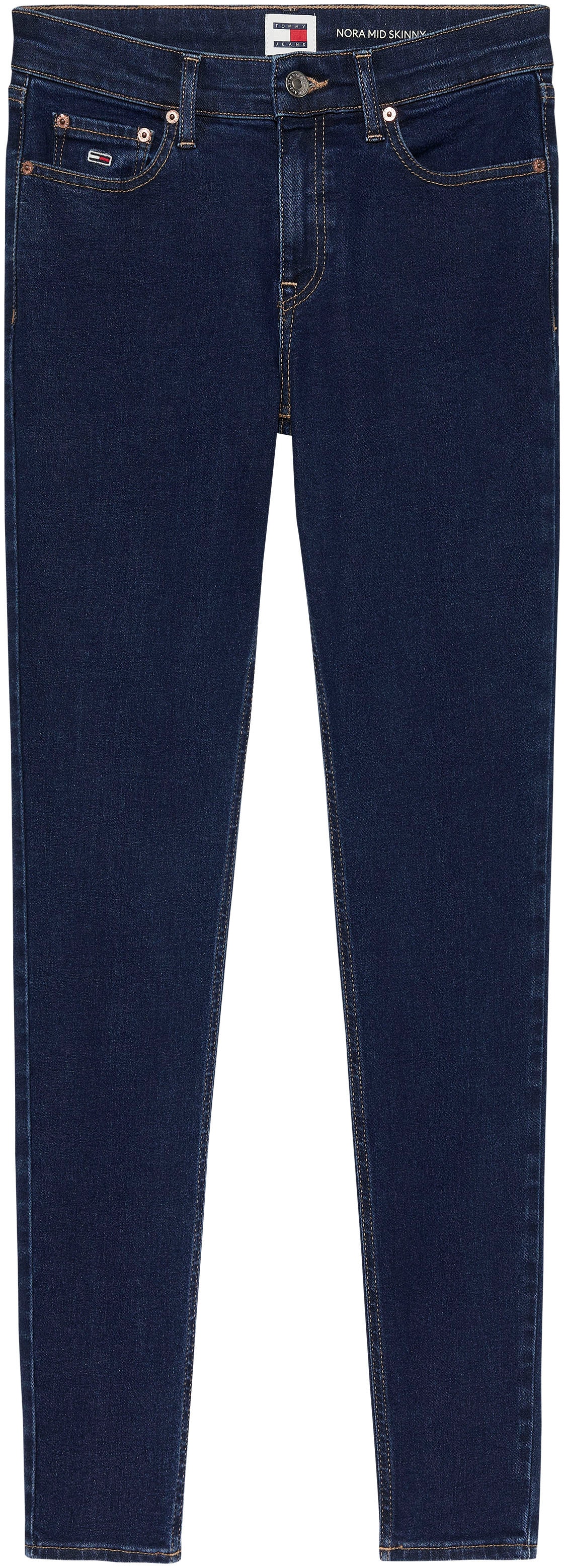 Tommy Skinny-fit-Jeans, Logobadge bei ♕ Logostickerei Jeans und mit