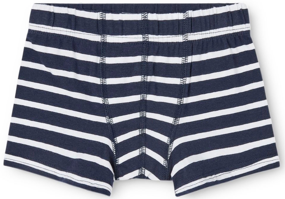 Name It Boxer »NKMTIGHTS für Jungen mit weichem Bund und angenehmer Länge«, (Packung, 3 St.), normal, Jersey, gestreift, abgestepptes Bündchen