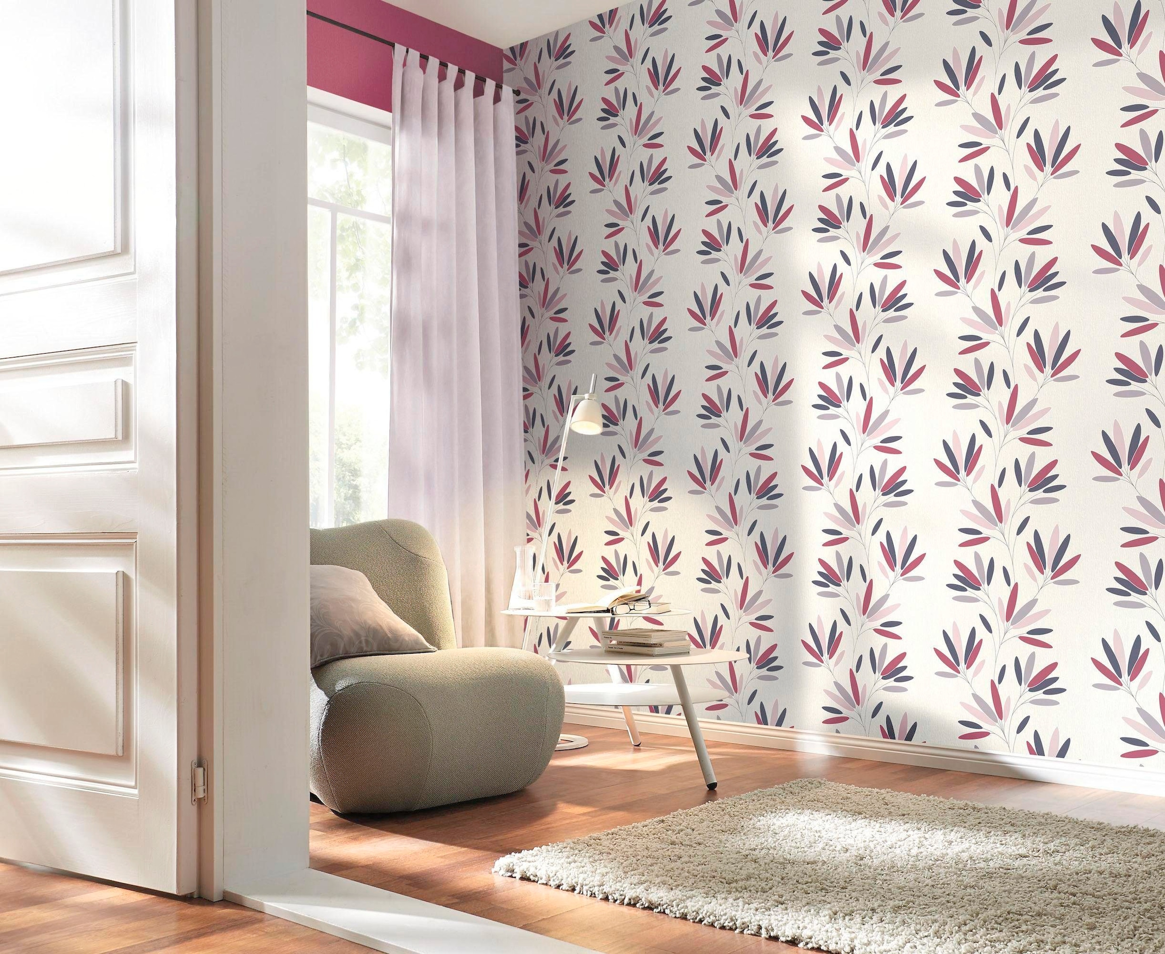 Rasch Strukturtapete »#Tapetenwechsel«, gemustert-floral