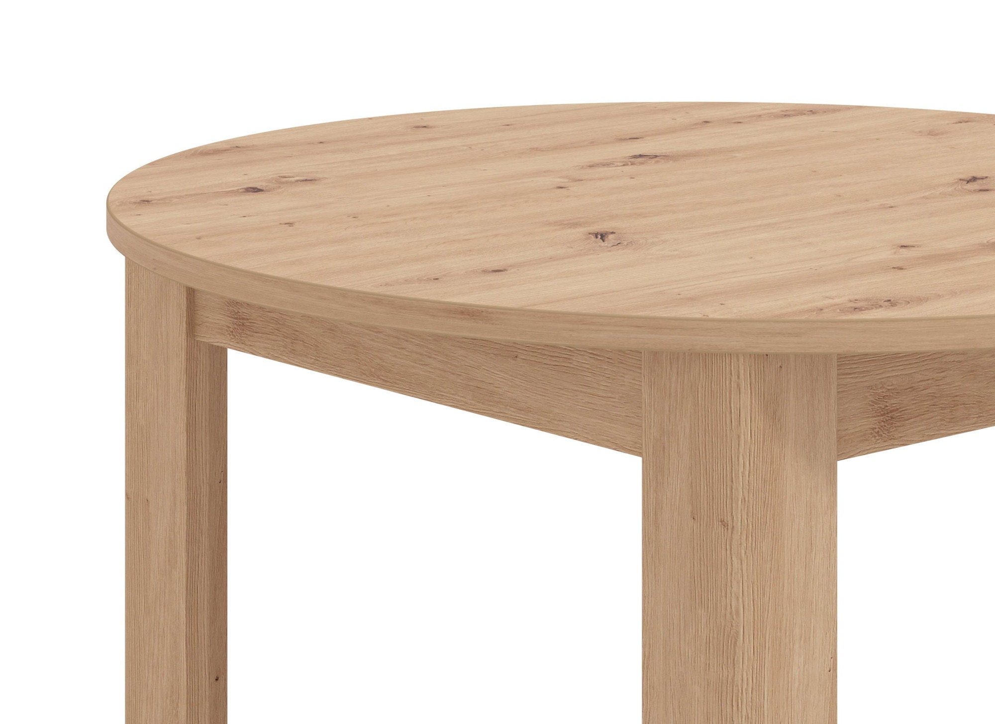 Home affaire Esstisch »Ancona runder Tisch, 106 cm, MFD Tischplatte«, in verschiedenen modern Farben, Ideal für eine moderne Küche