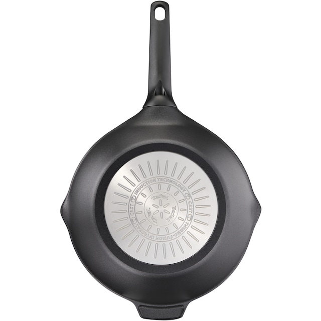 Tefal Wok »E24919 Robusto«, Aluminium, (1 tlg.), Aluguss,  Antihaftversiegelung, Thermo-Signal, alle Herdarten,Induktion mit 3 Jahren  XXL Garantie