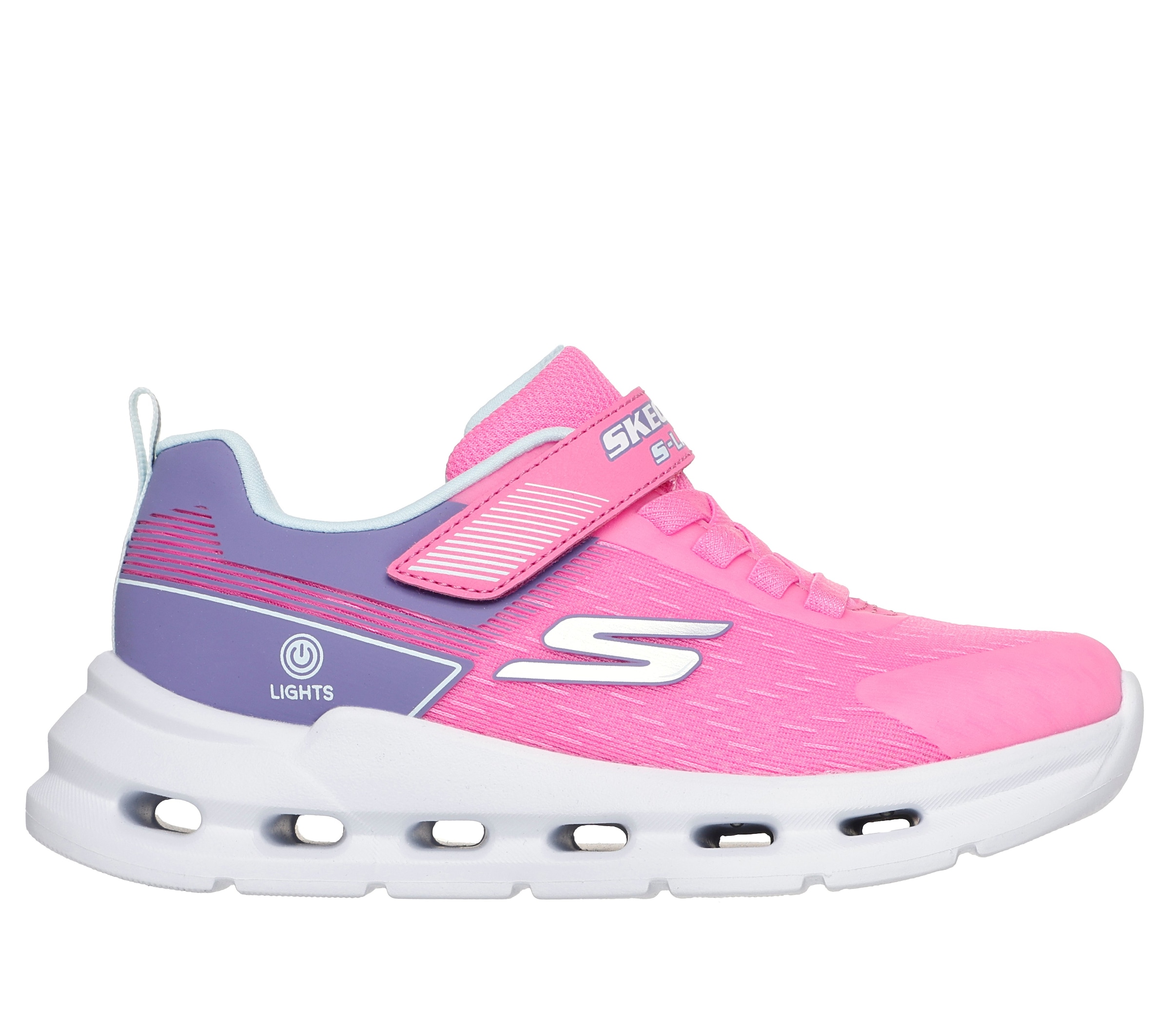 Skechers Sneaker »GLIDE-STEP LIGHTS«  Halbschuh mit Glide Step, Größenschablone zum Download