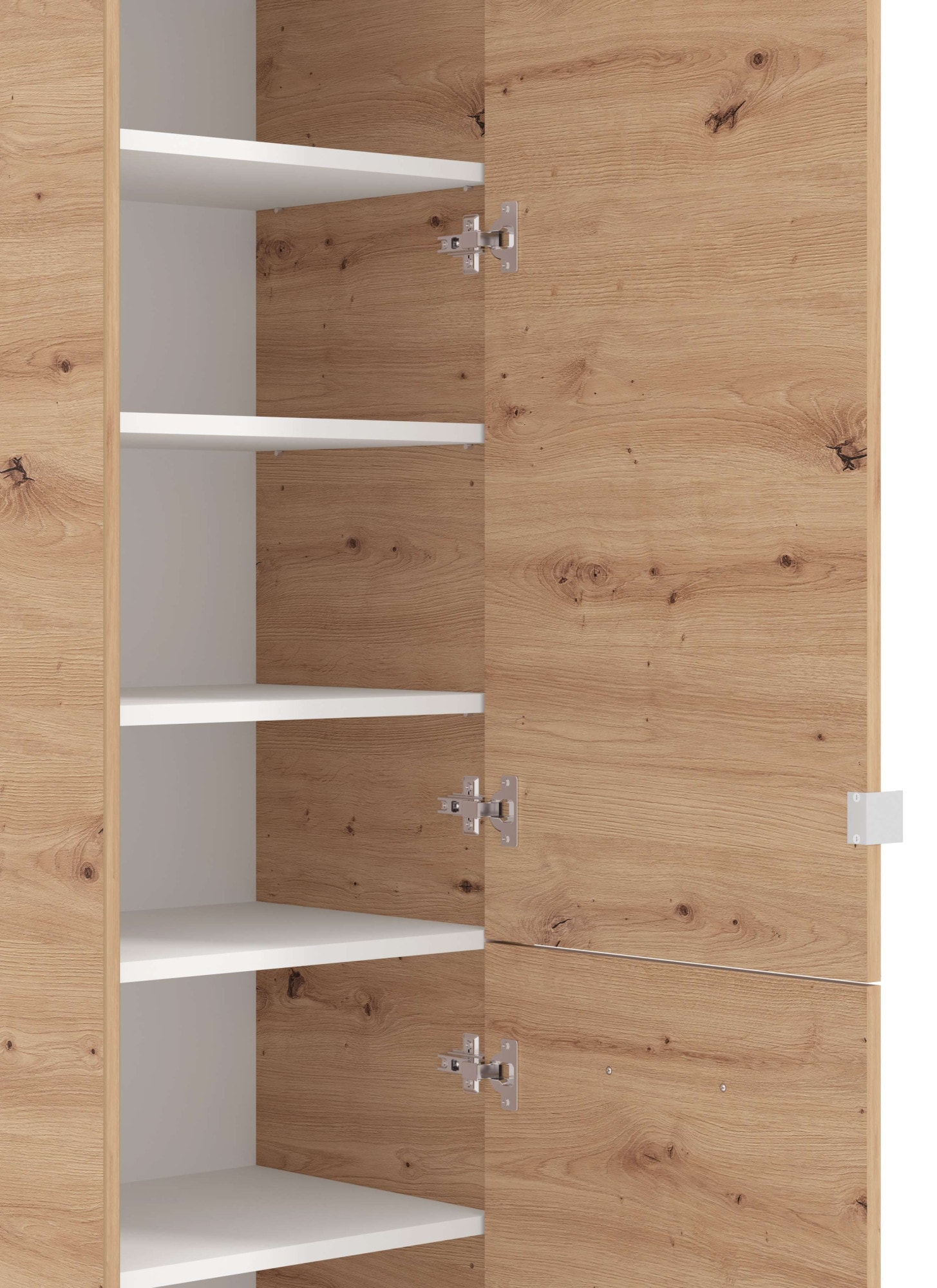 INOSIGN Schuhschrank »Menorca Schuhkommode, Lagerschrank, Schuhregal, Breite 47 cm«, mit zwei Türen, in modernen und eleganten Farben, mit einem Spiegel