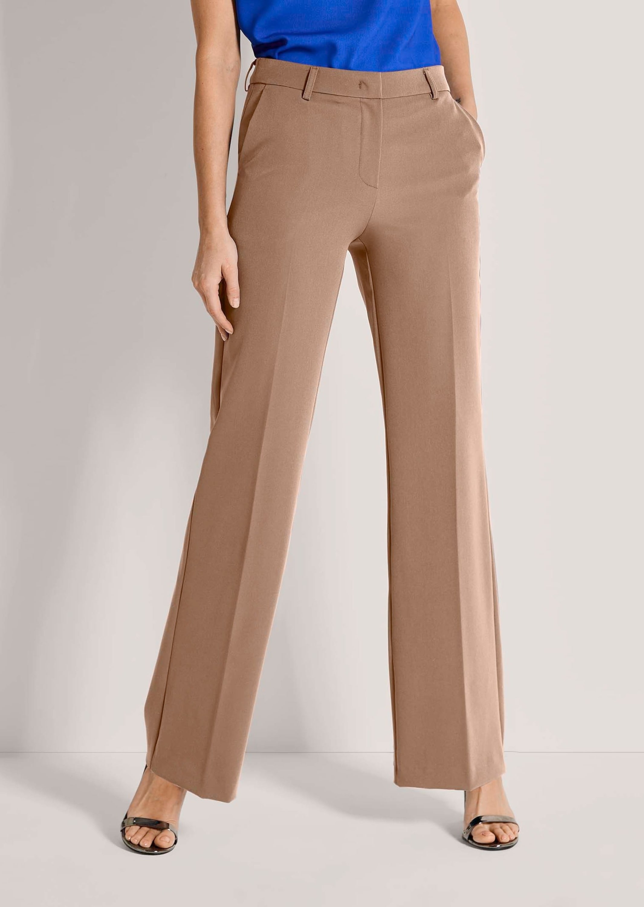 MADELEINE Bügelfaltenhose »Palazzohose Ausgestellte Bügelfalten-Hose«