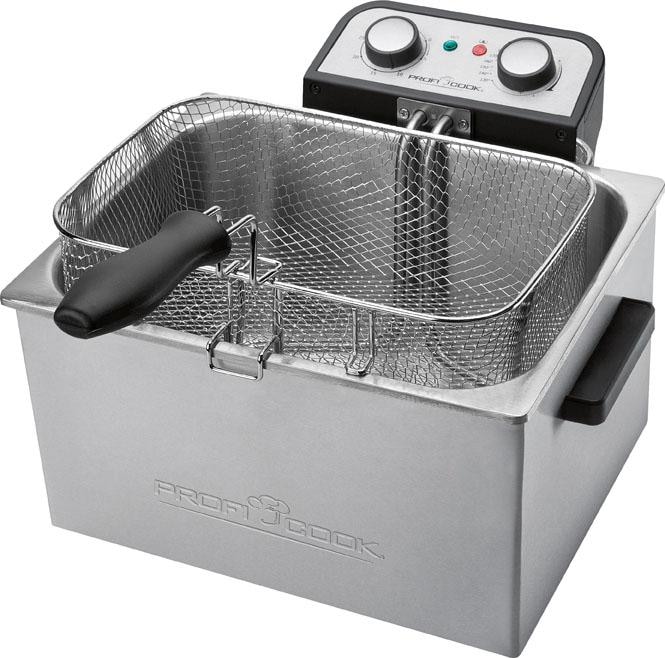 ProfiCook Kaltzonenfritteuse »PC-FR 1038«, 3000 W, Fassungsvermögen 5 l, Fassungsvermögen 1 kg