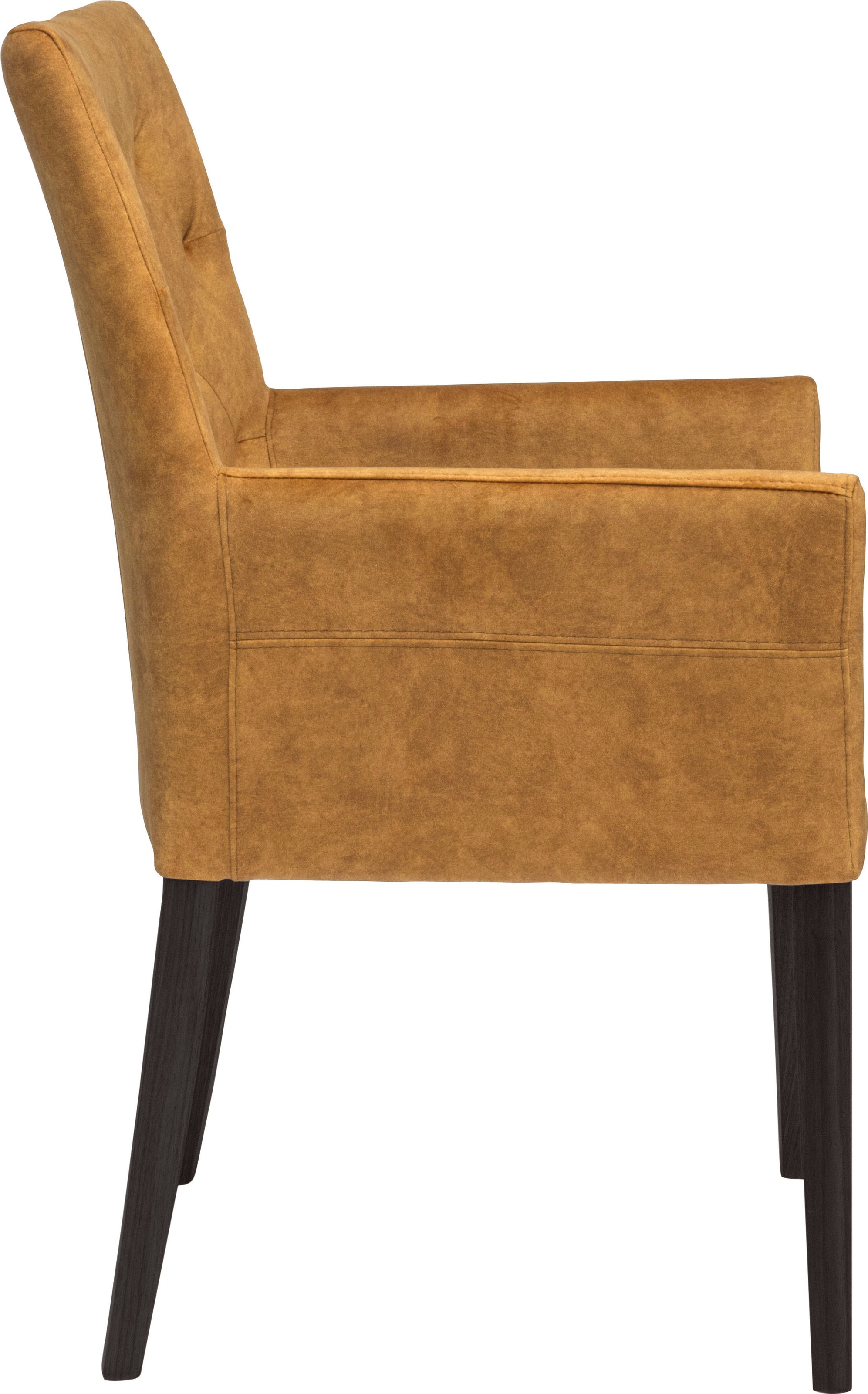 Home affaire Armlehnstuhl »Colorado« () 1 Stk.Beine aus massiver Buche, wengefarben lackiert