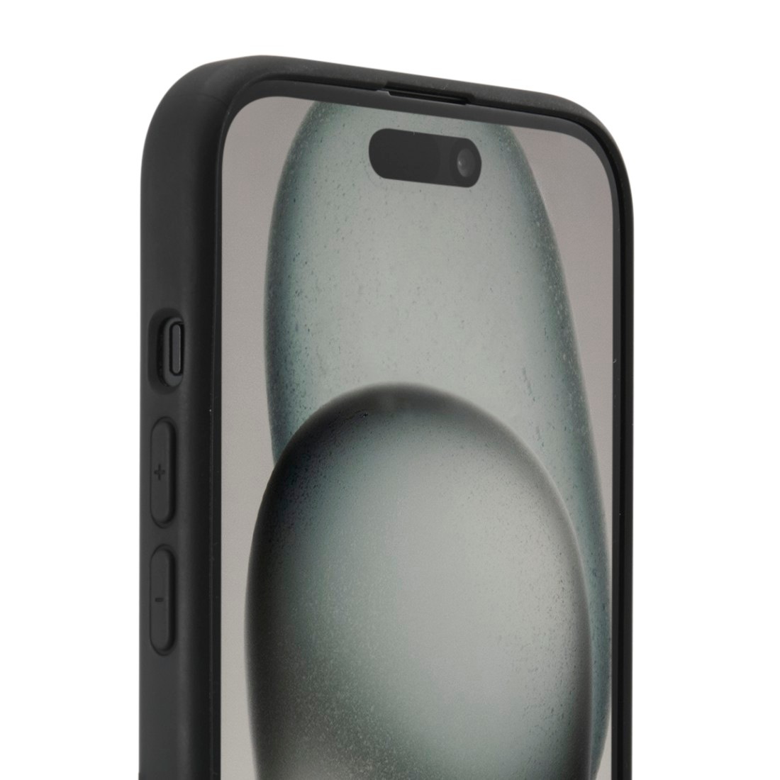 Hama Handyhülle »Handyhülle "Fantastic Feel" für Apple iPhone 15, Schwarz« Apple iPhone 15 Kratzschutz und bezogene Seitentasten