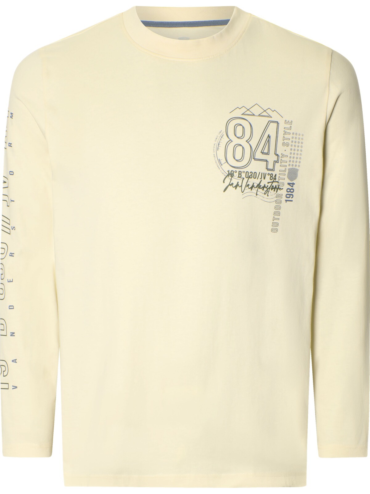 Jan Vanderstorm Langarm-Poloshirt »3er Pack Langarmshirt NORGARD«